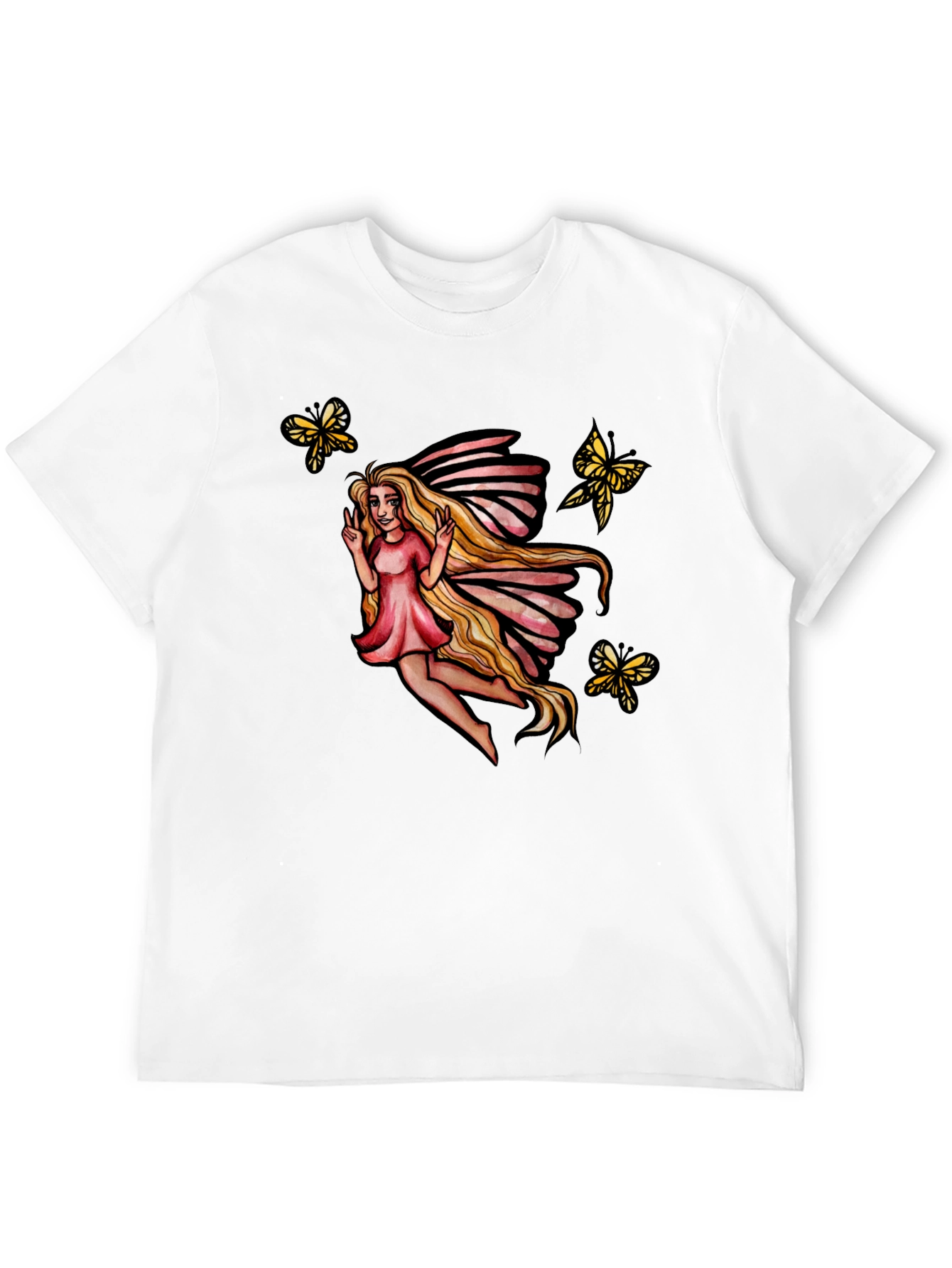Black Fairy T-Shirt - Magical Design view 12