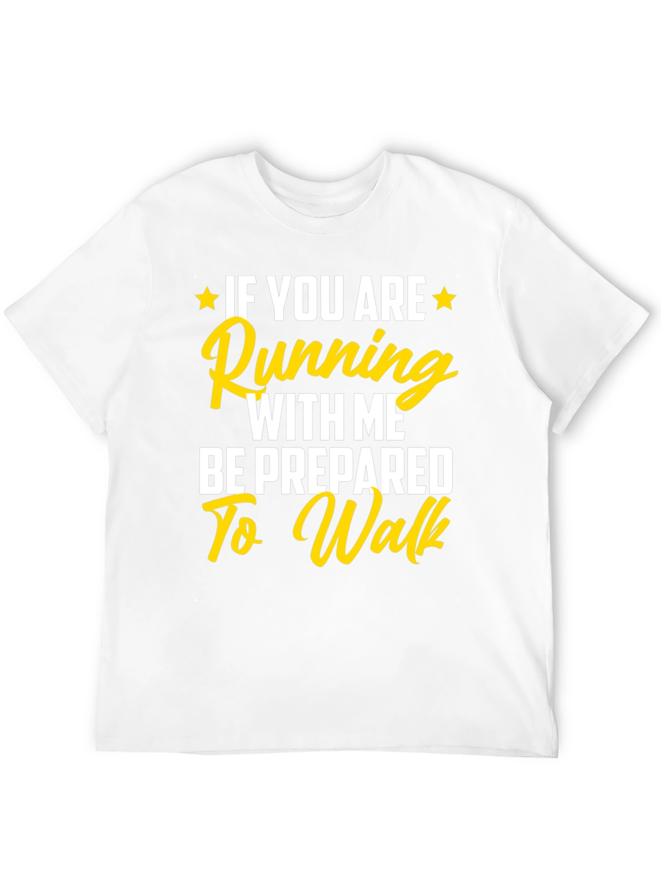 Black Funny Running T-Shirt: Be Prepared to Walk! view 12