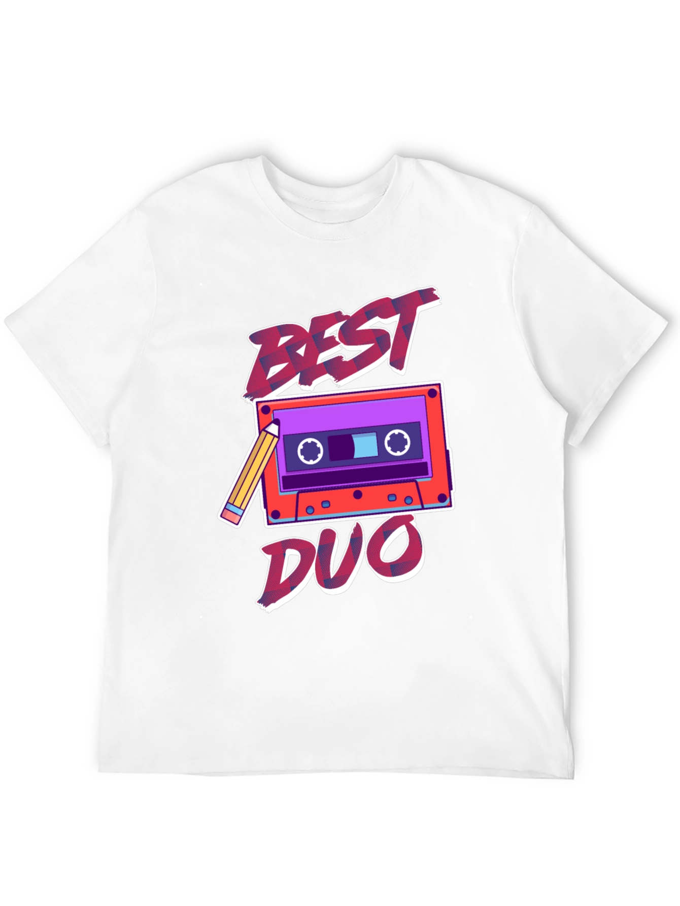 Black Best Duo Cassette Tape Graphic Tee - Retro Style view 12