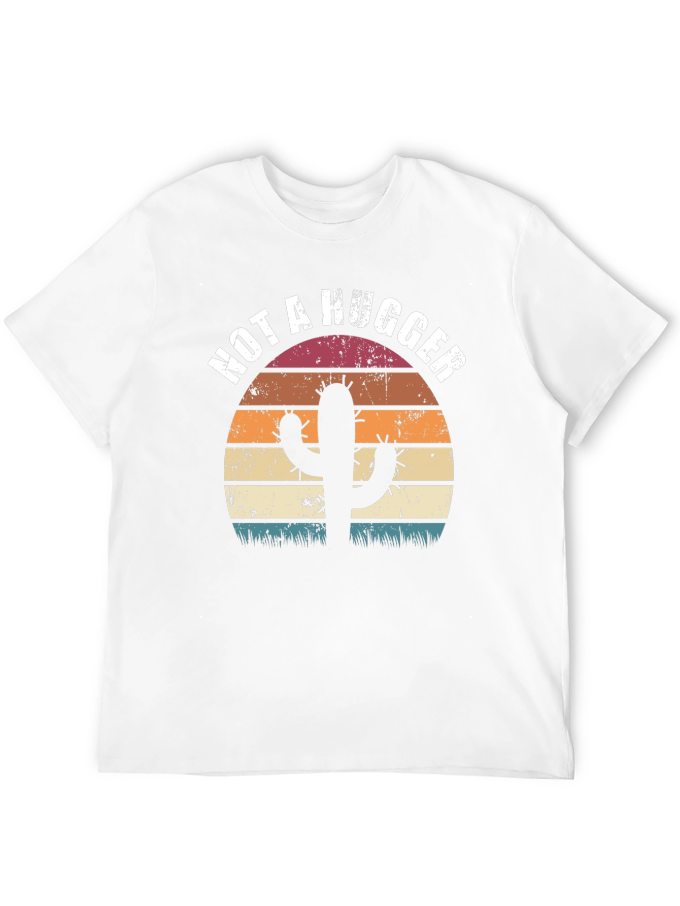 Black Not A Hugger Cactus Graphic Tee view 12