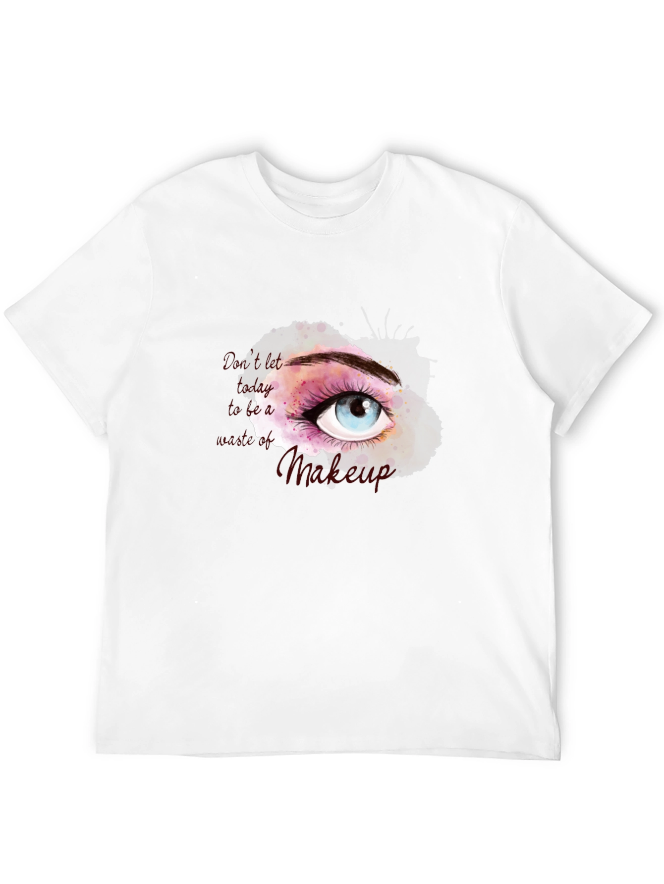 Black Eye Makeup T-Shirt - Stylish Graphic Tee view 12