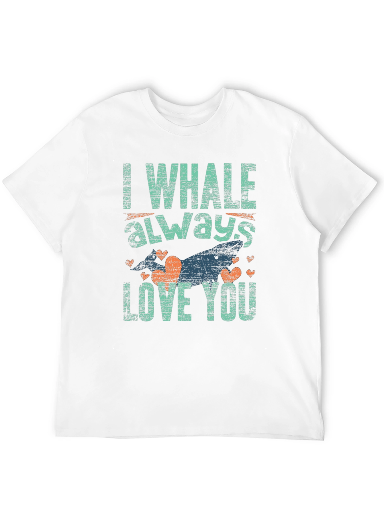 Black I Whale Always Love You Graphic T-Shirt view 12