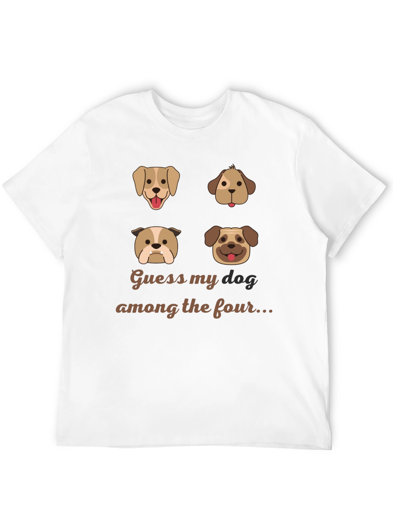 Black Dog Lover Tee: Guess My Dog T-Shirt view 12