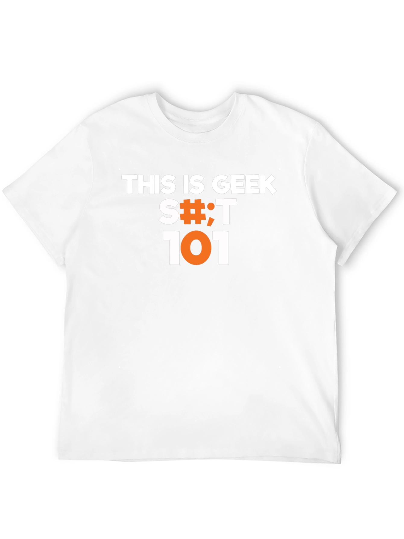 Black Geek S#!;T 101 Black Graphic T-Shirt view 12