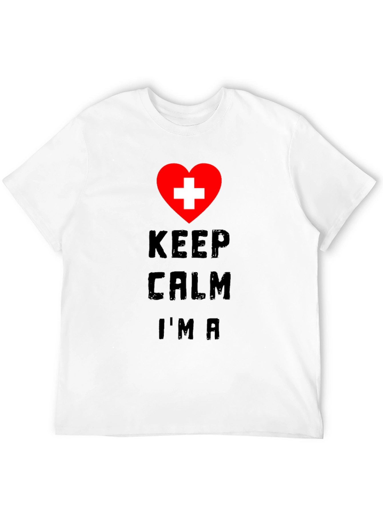 Black Keep Calm I'm A... Graphic Tee view 12