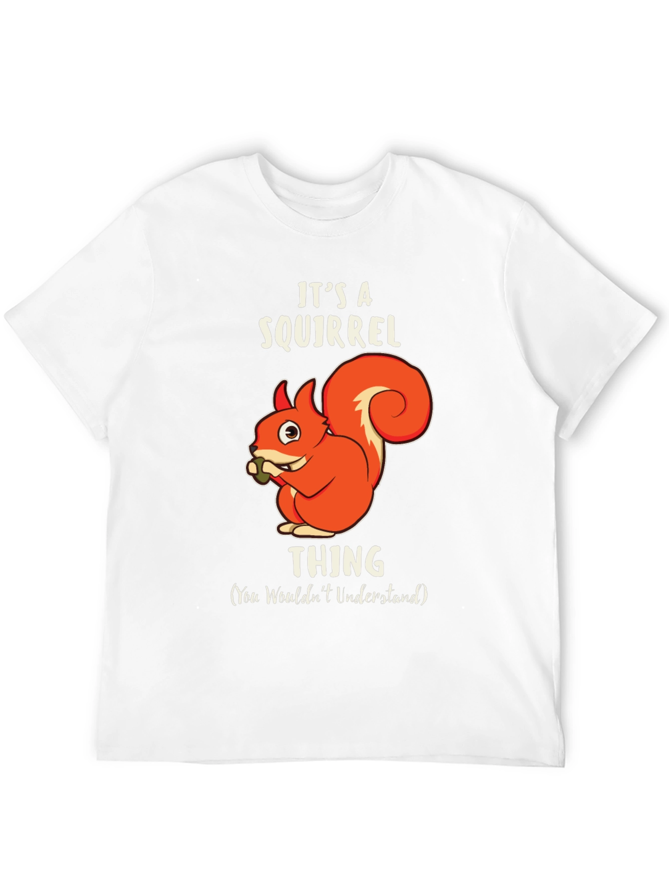 Black It's A Squirrel Thing Graphic Tee view 12