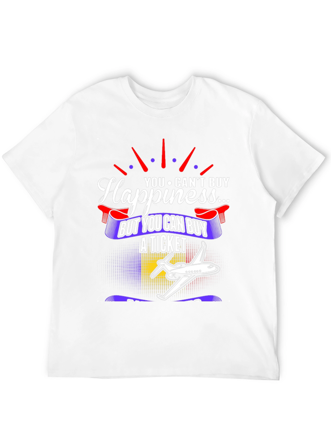 Black Happiness Ticket Graphic Tee view 12