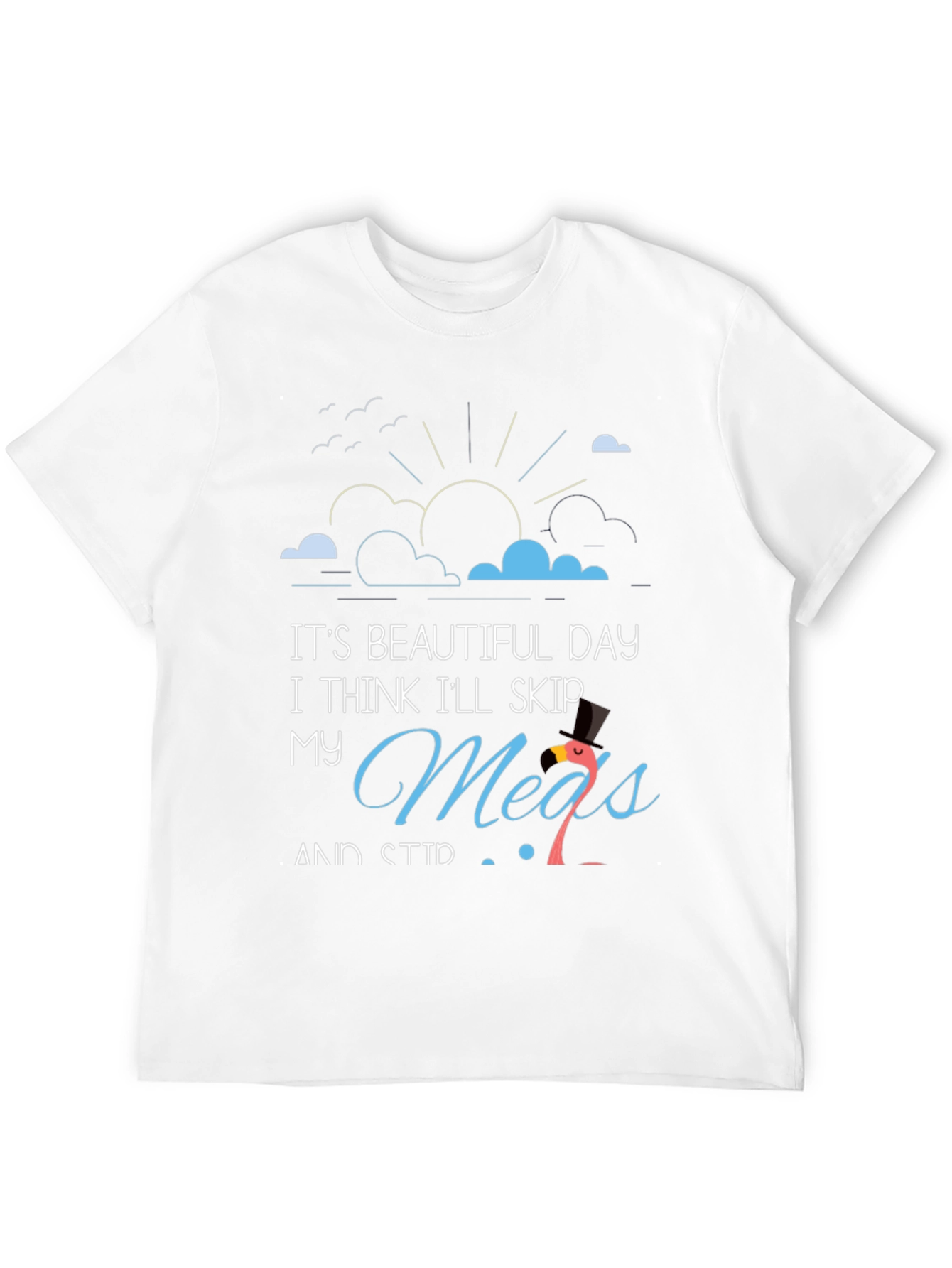 Black Humorous "Skip My Meds" Graphic Tee view 12