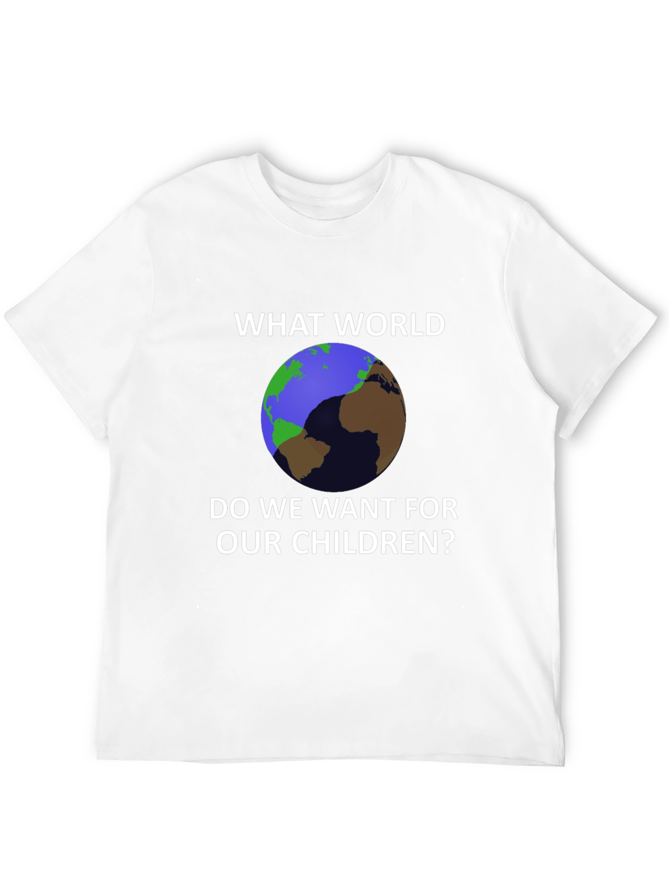 Black Eco-Friendly World Graphic T-Shirt view 12