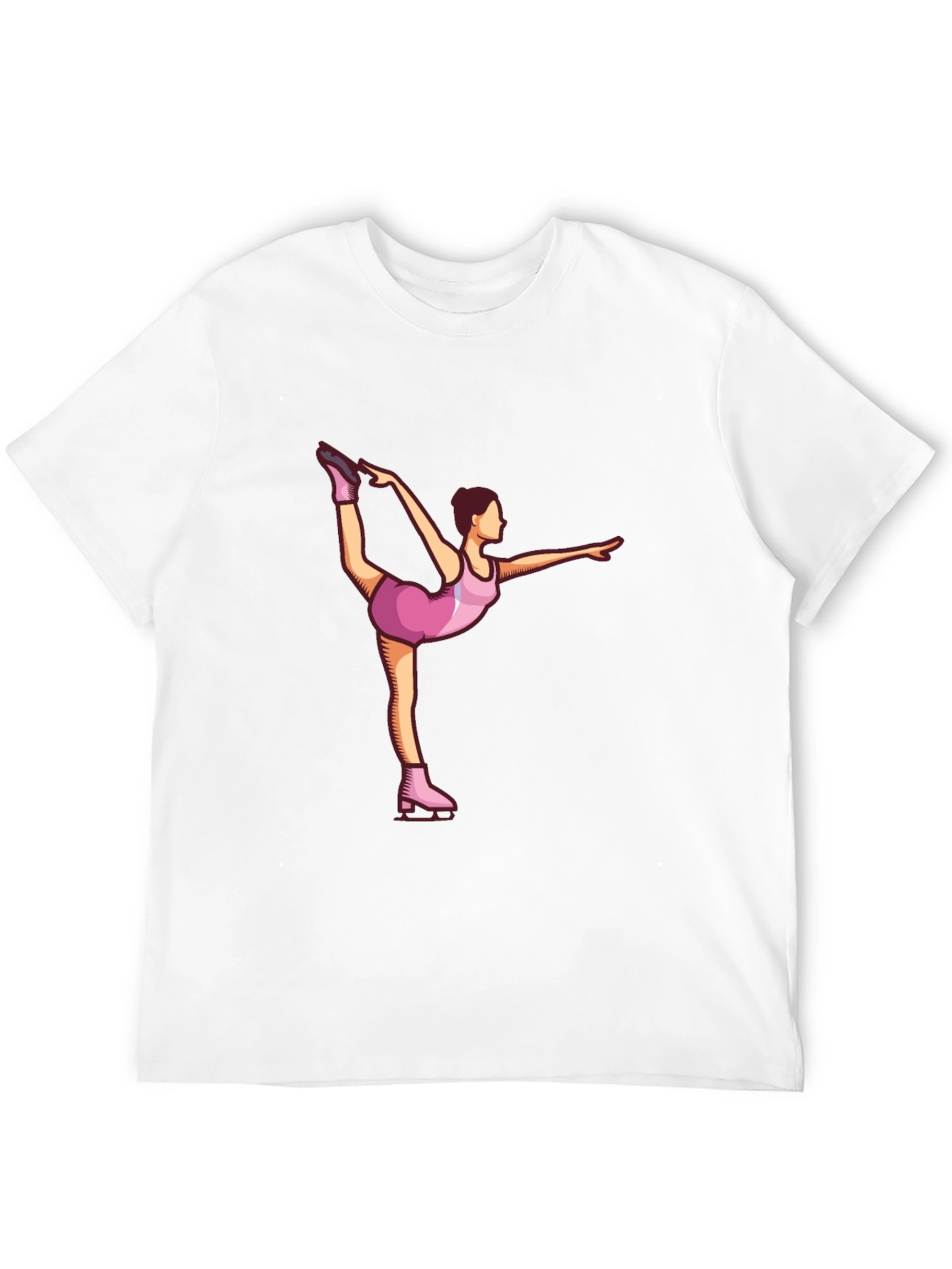 Black Figure Skating Graphic Tee view 12