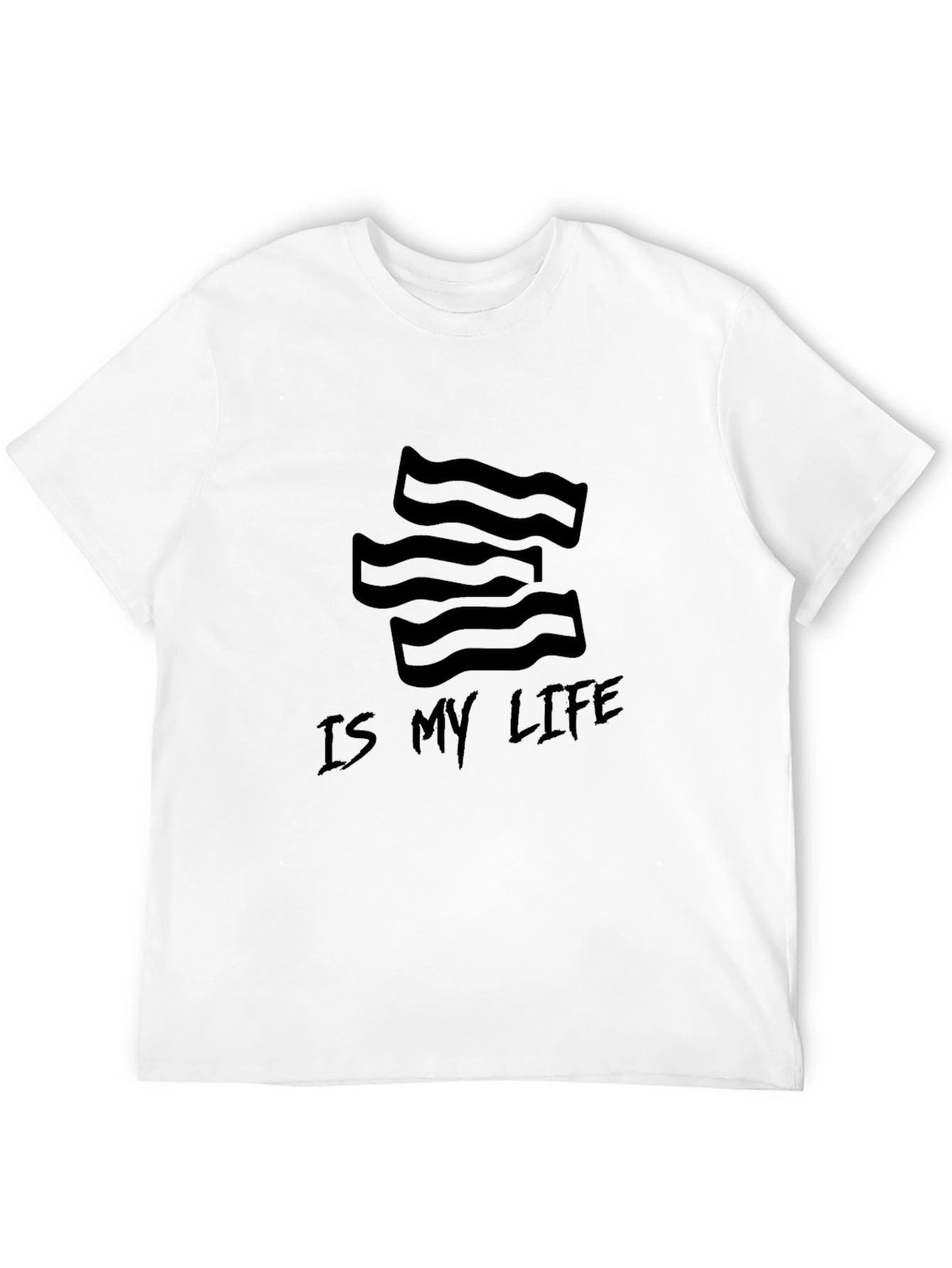Black Bacon is My Life Graphic Tee view 12