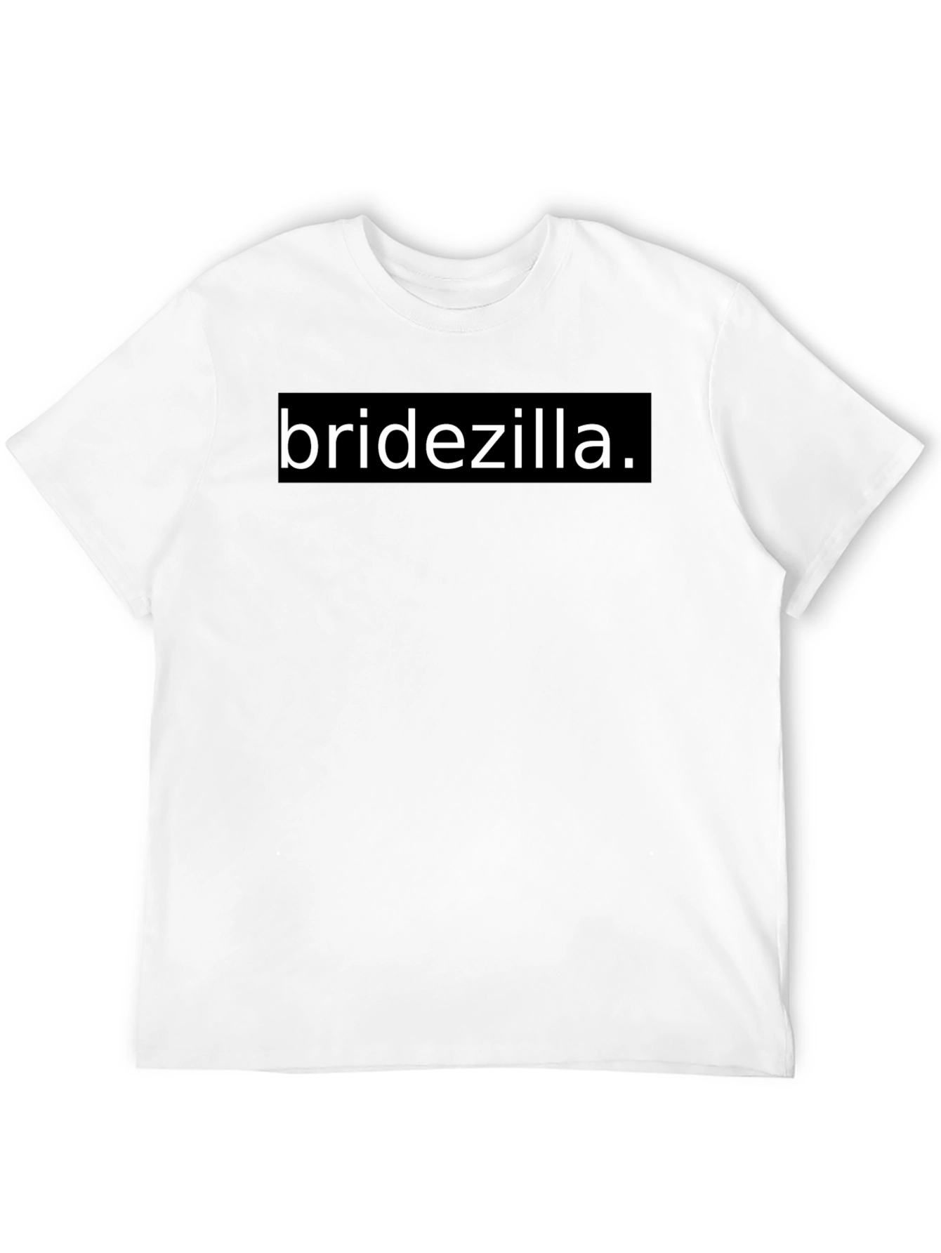 Black Bridezilla T-Shirt - Funny Wedding Prep Tee view 12