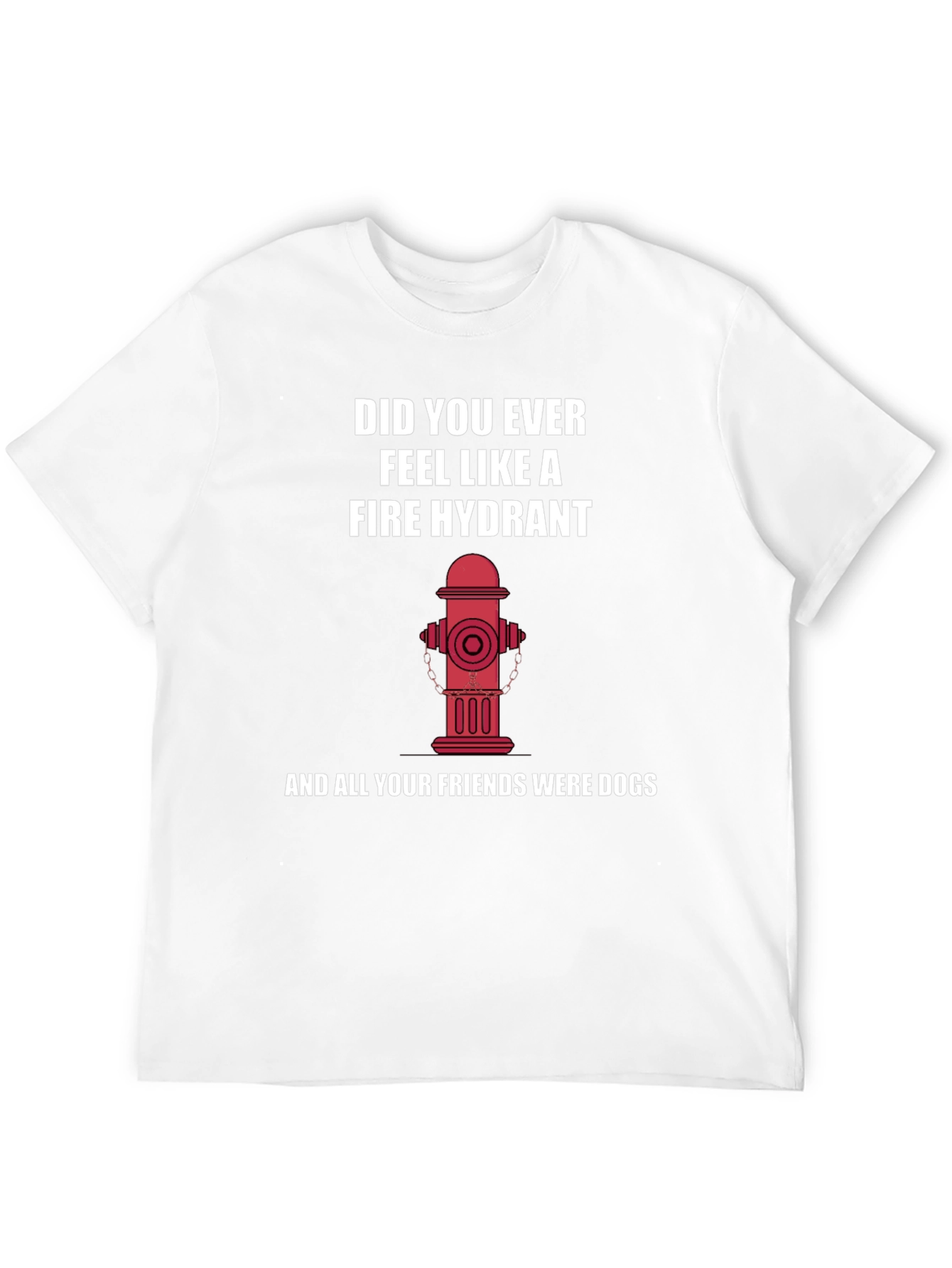 Black Fire Hydrant Graphic Tee - Funny Novelty Shirt view 12