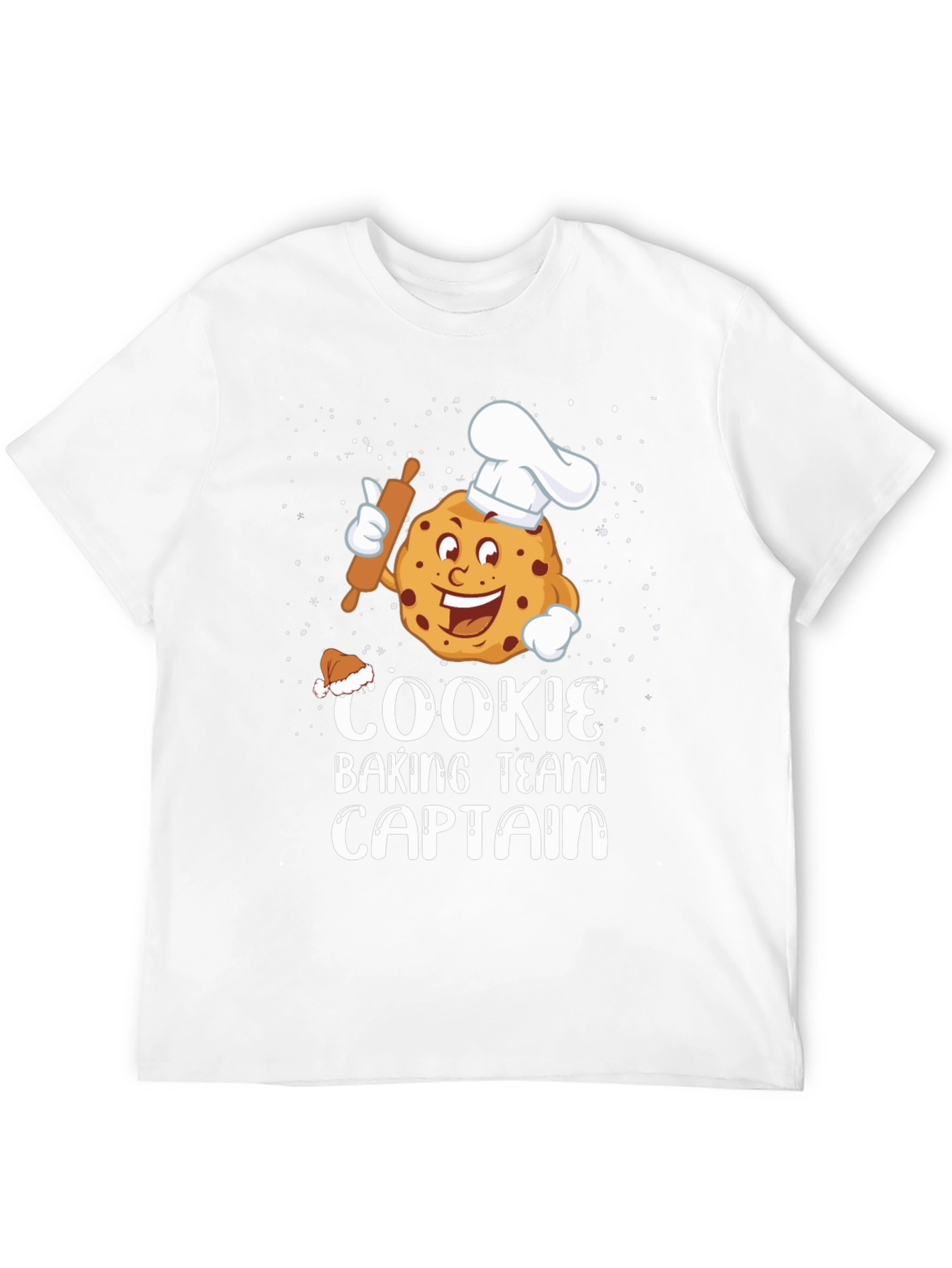 Black Cookie Baking Team Captain T-Shirt view 12