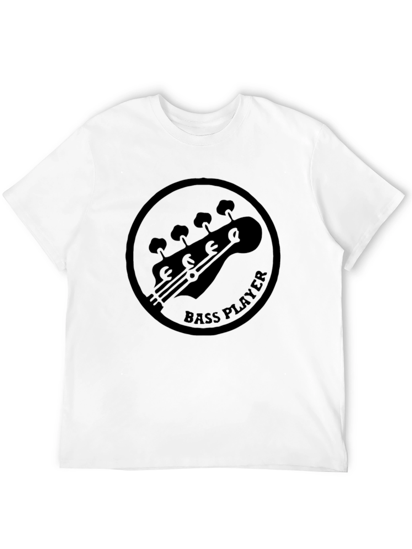 Black Bass Player Black Graphic Tee view 12