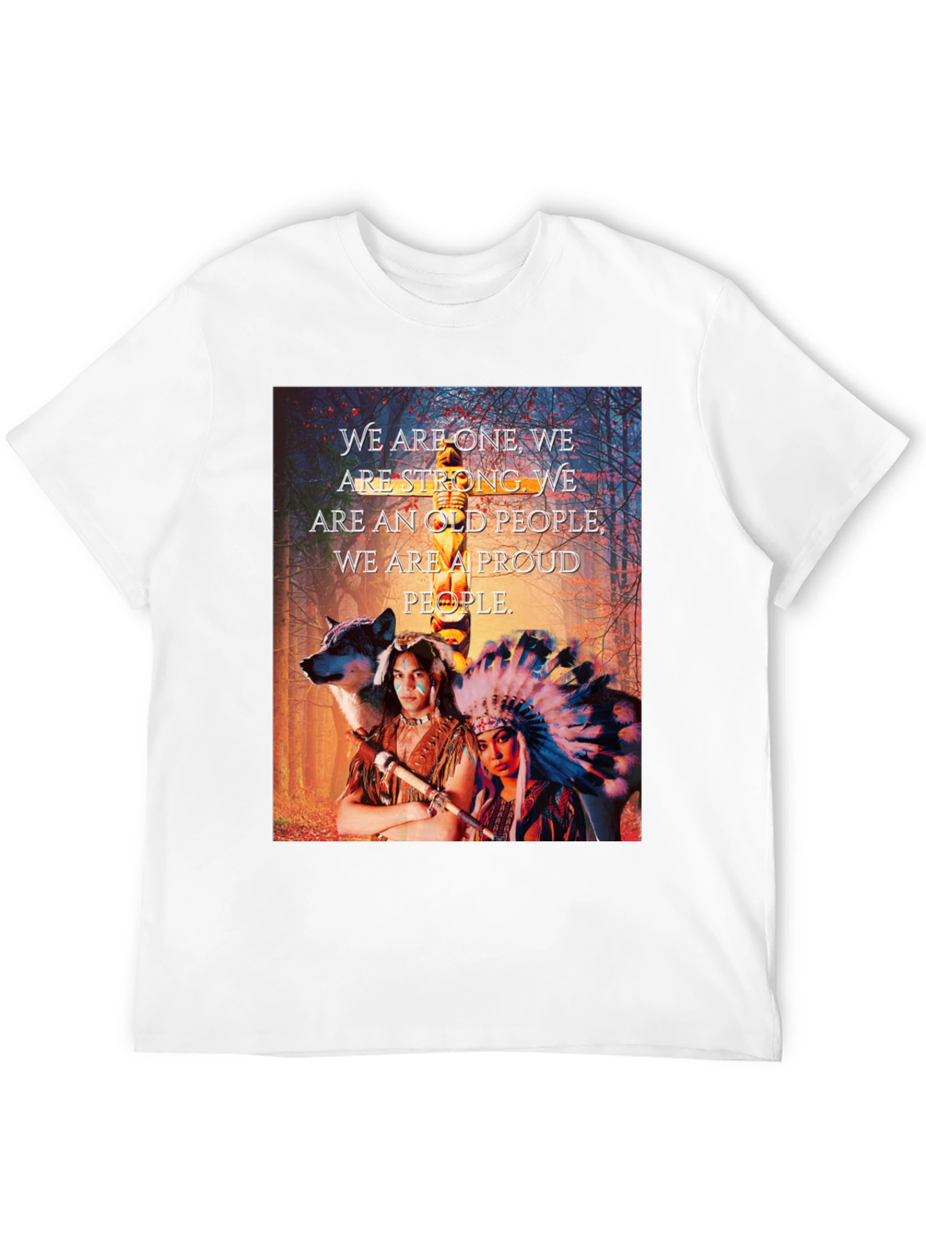 Black Native American Pride T-Shirt view 12
