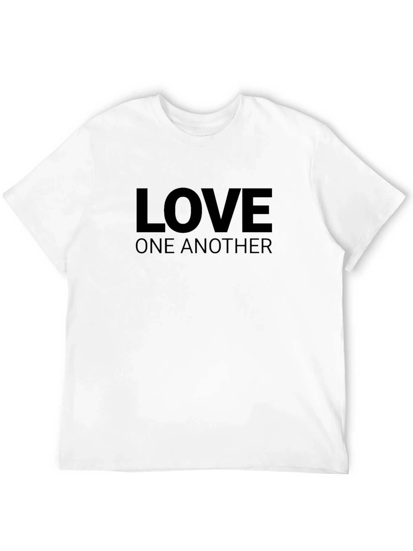 Black Love One Another Graphic Tee - Black view 12