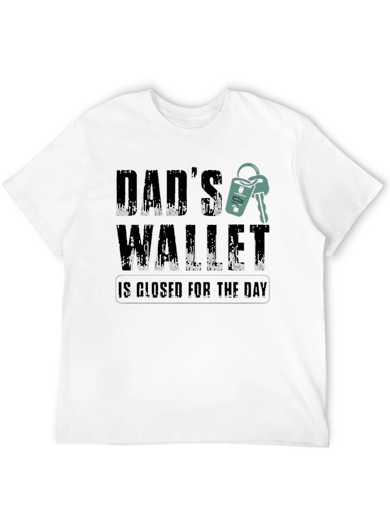 Black Dad's Wallet T-Shirt - Funny Father's Day Gift view 12