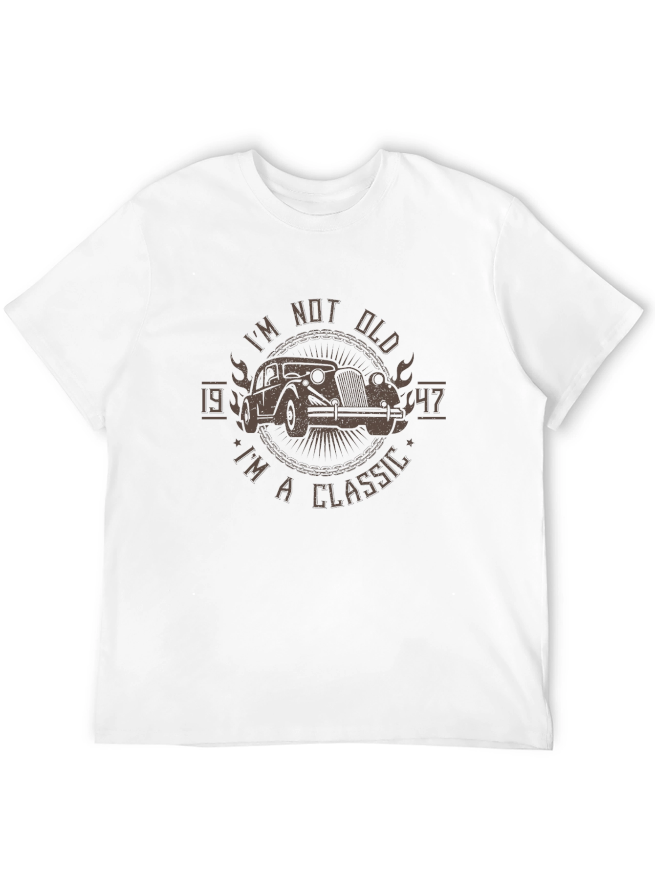 Black I'm Not Old I'm A Classic 1947 T-Shirt view 12
