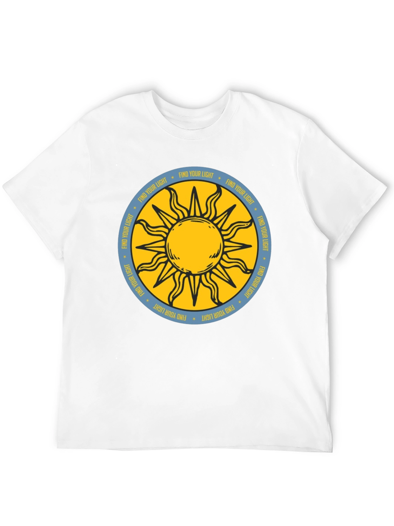 Black Find Your Light Sun Graphic Tee view 12