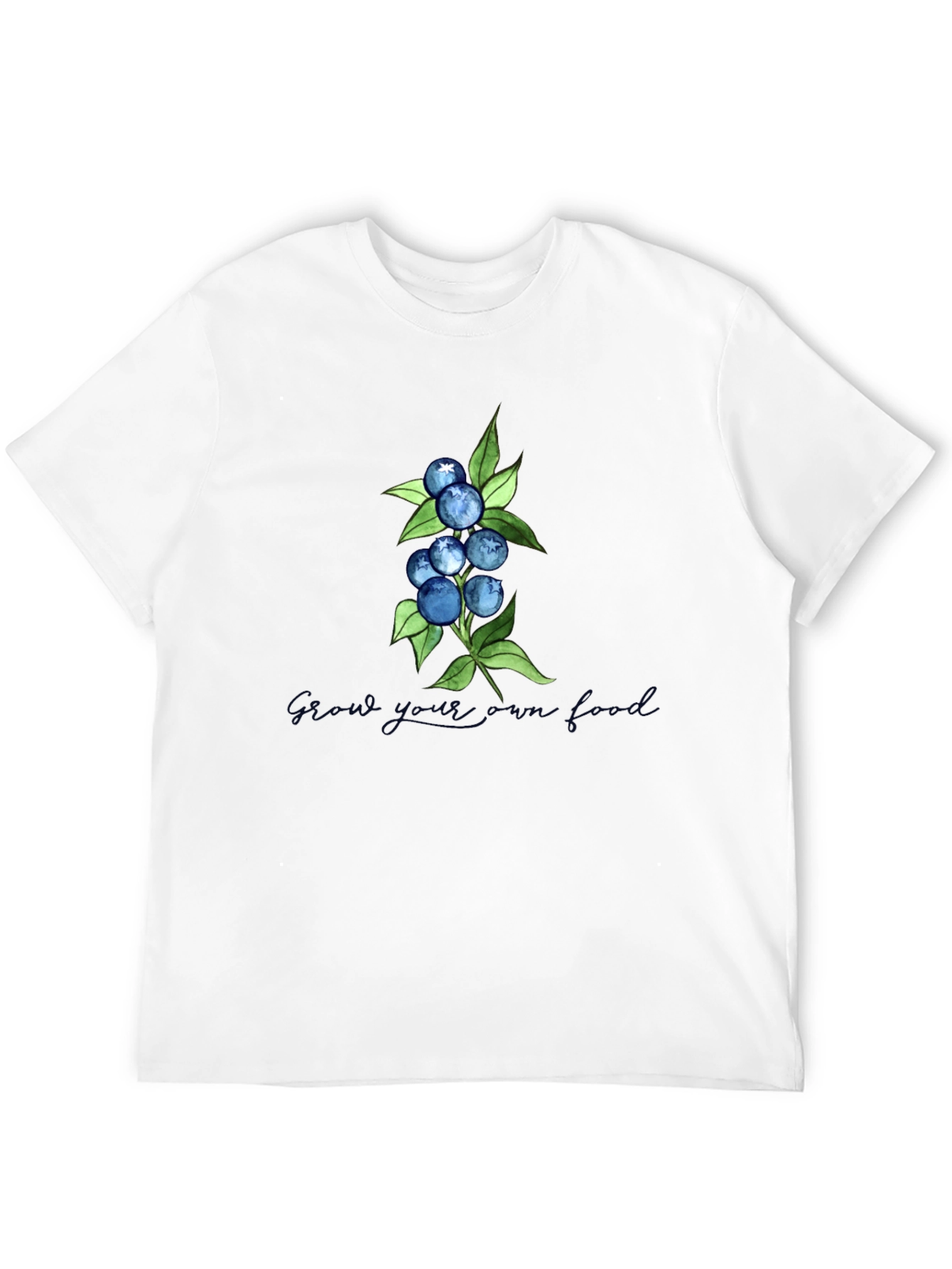 Black Blueberry Graphic T-Shirt - Grow Your Own Fruit view 12
