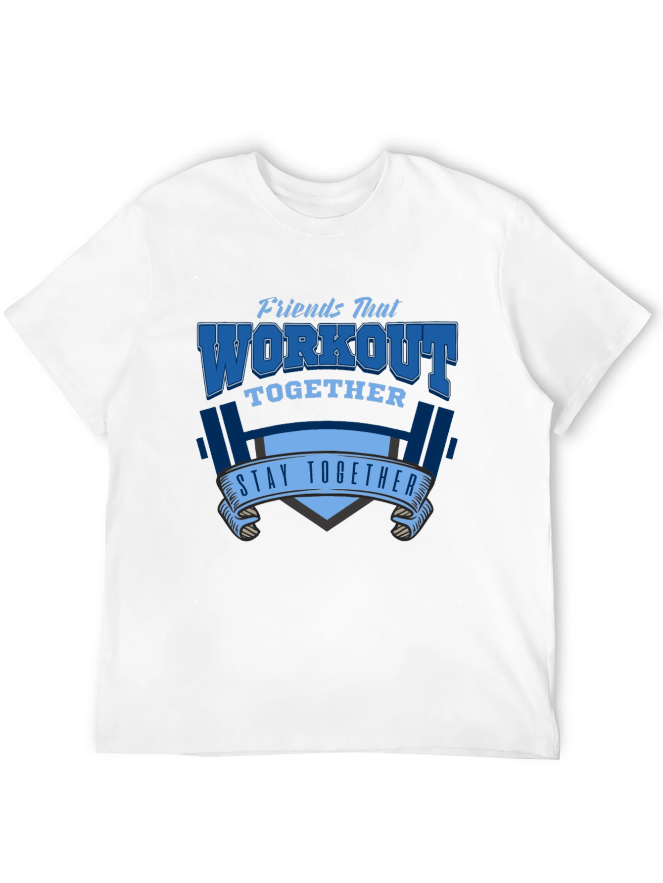 Black Workout Together T-Shirt - Fitness Apparel view 12