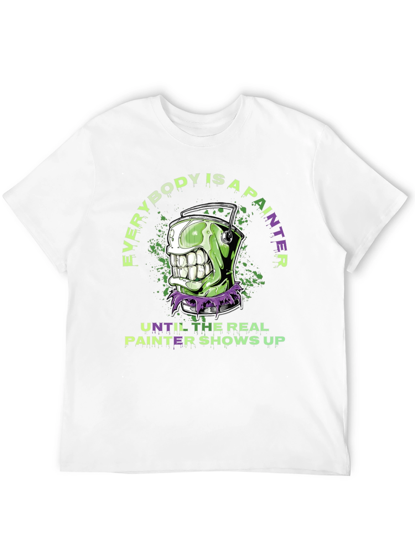 Black Painter T-Shirt: Everybody is a Painter view 12