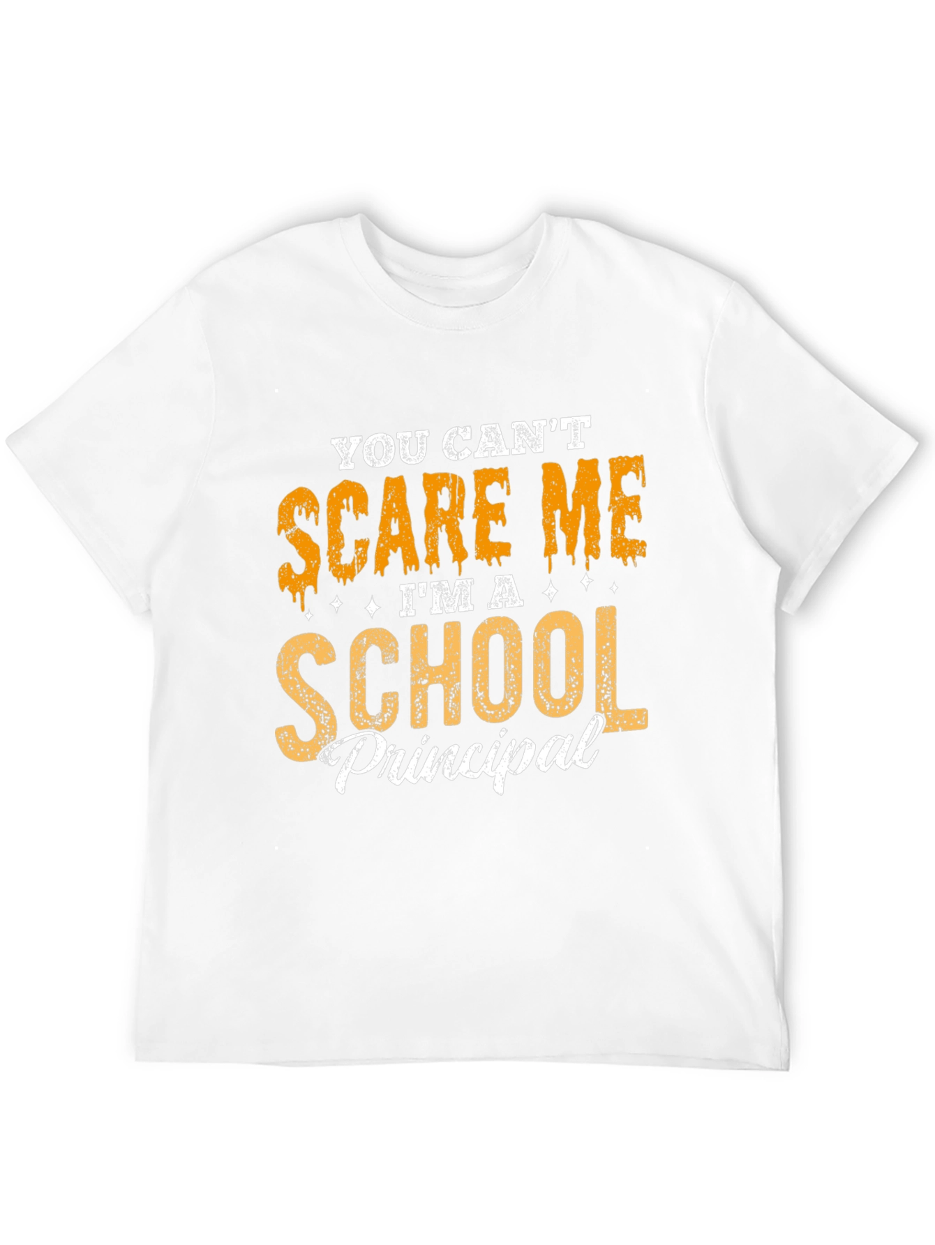 Black School Principal T-Shirt - Funny Halloween Scare Tee view 12