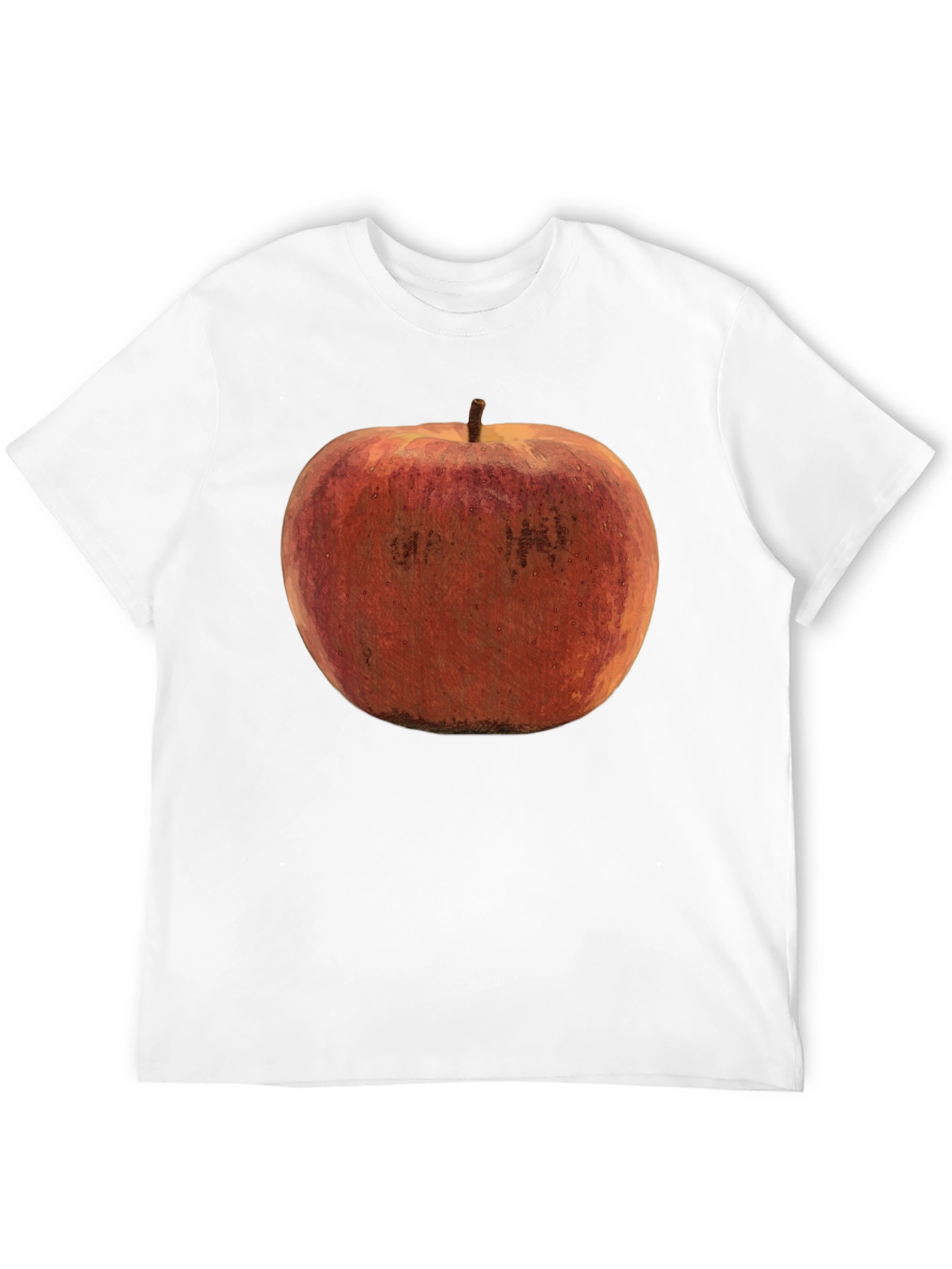 Black Apple Graphic Black T-Shirt view 12