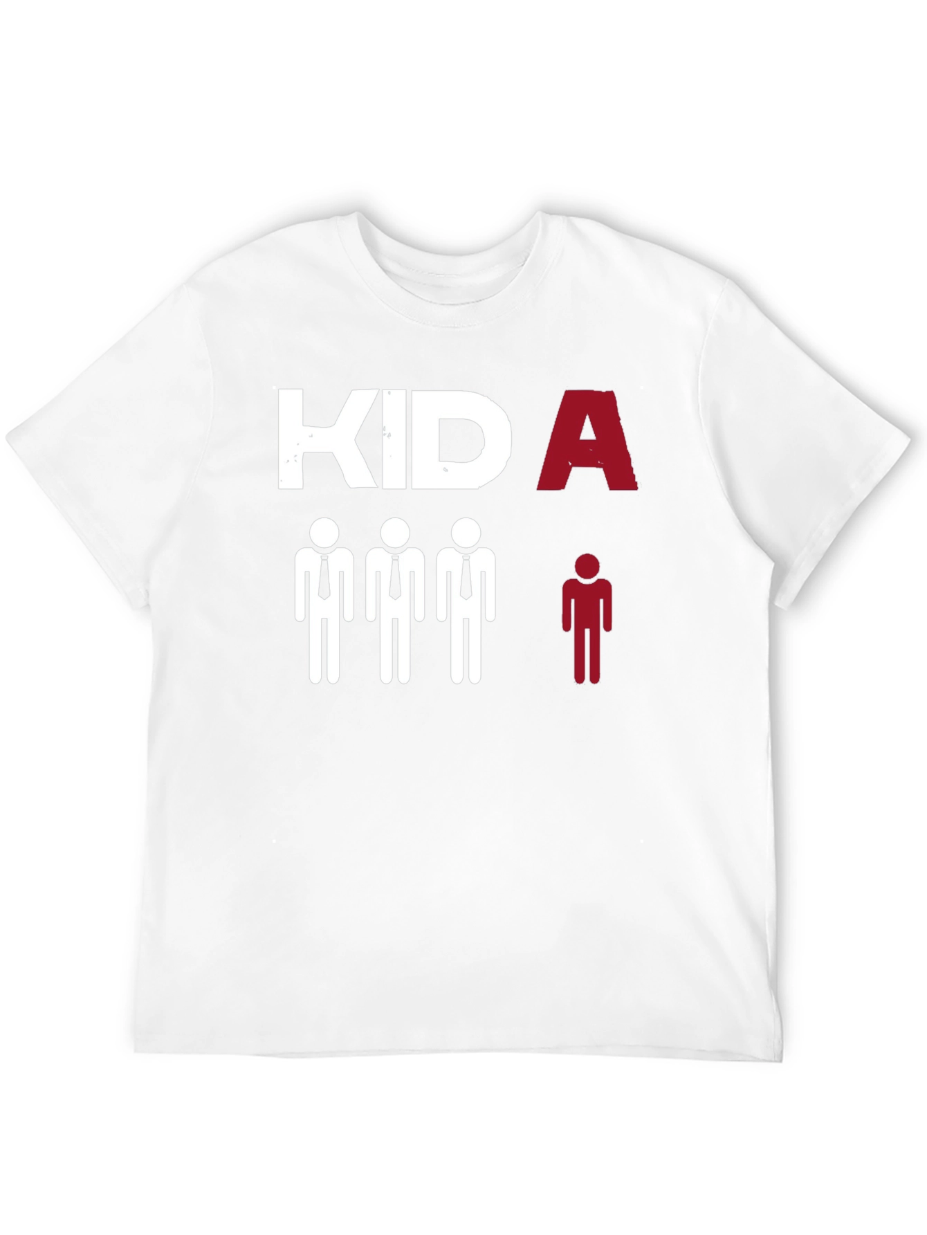 Black Kid A Graphic Tee - Unique Design, Black Cotton T-Shirt view 12