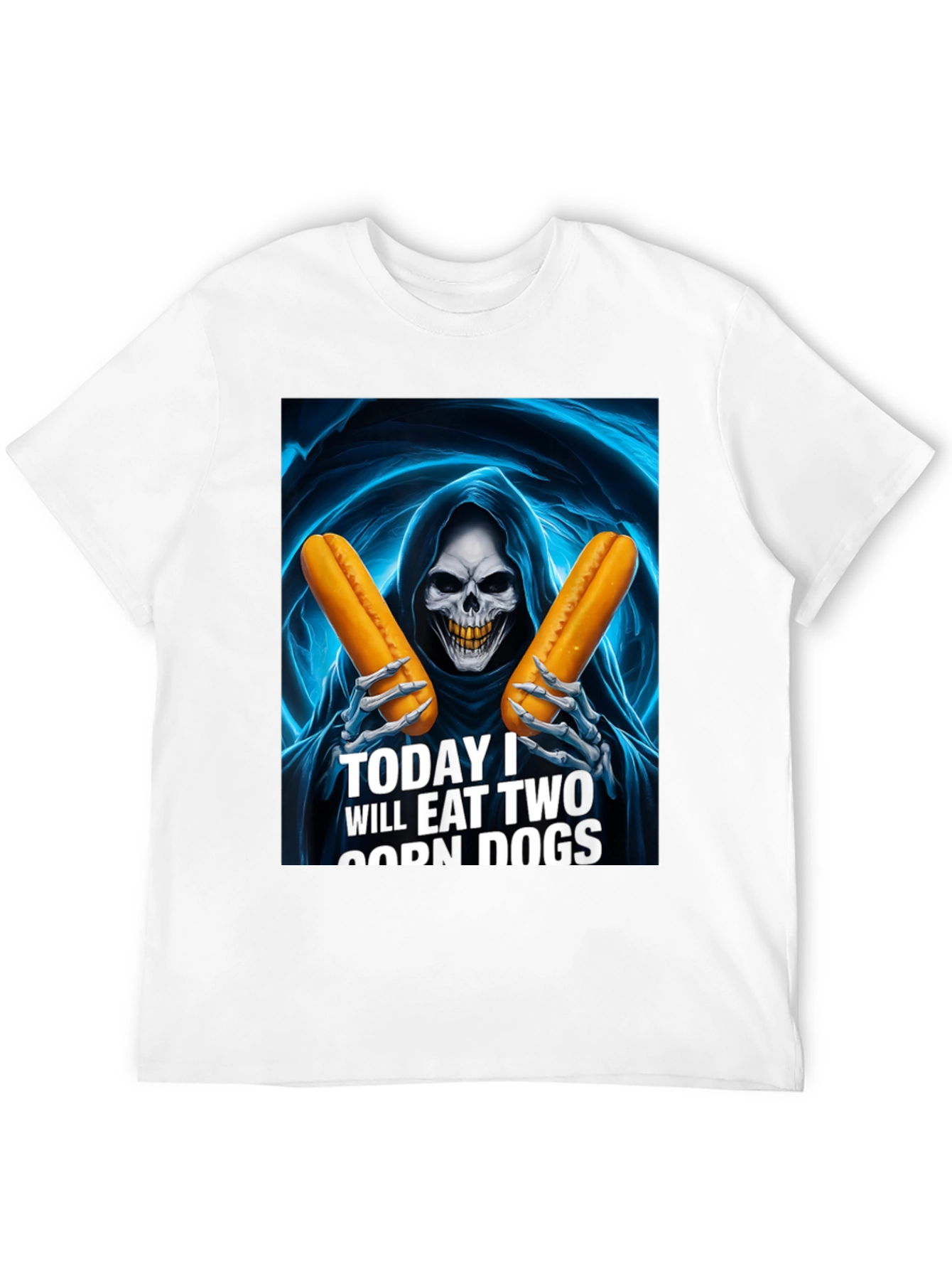 Black Corn Dog Reaper Graphic Tee view 12