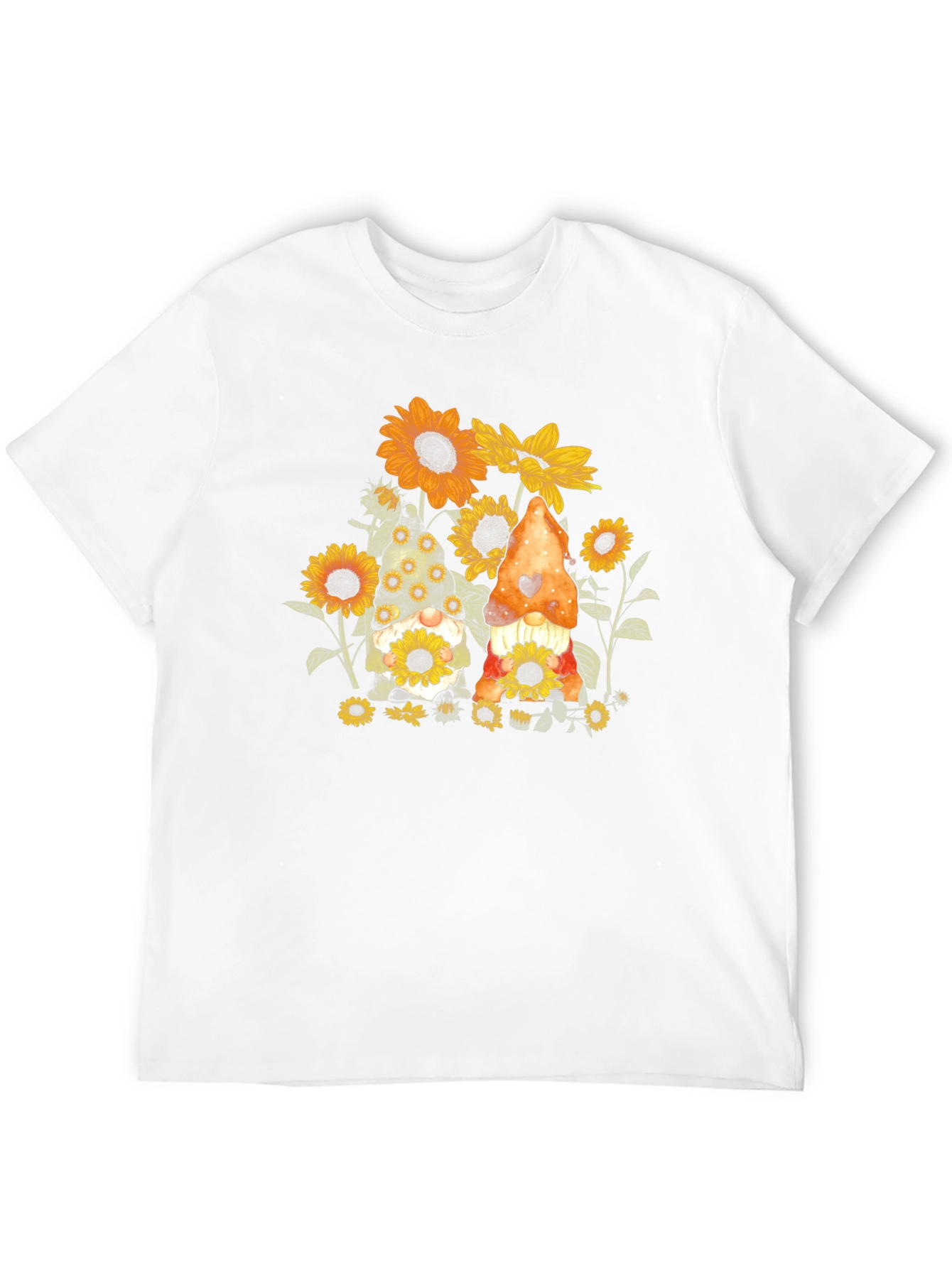 Sunflower Gnome Graphic Tee - Black - 12