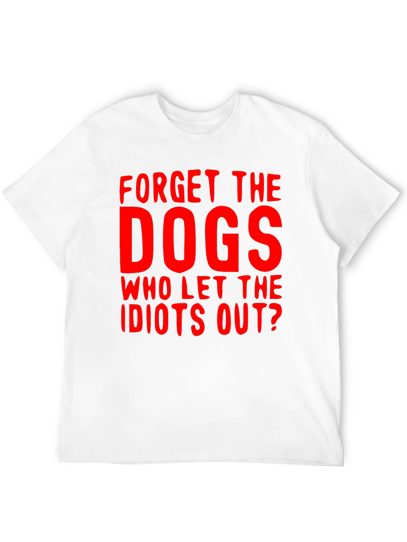Black Forget the Dogs Graphic T-Shirt view 12