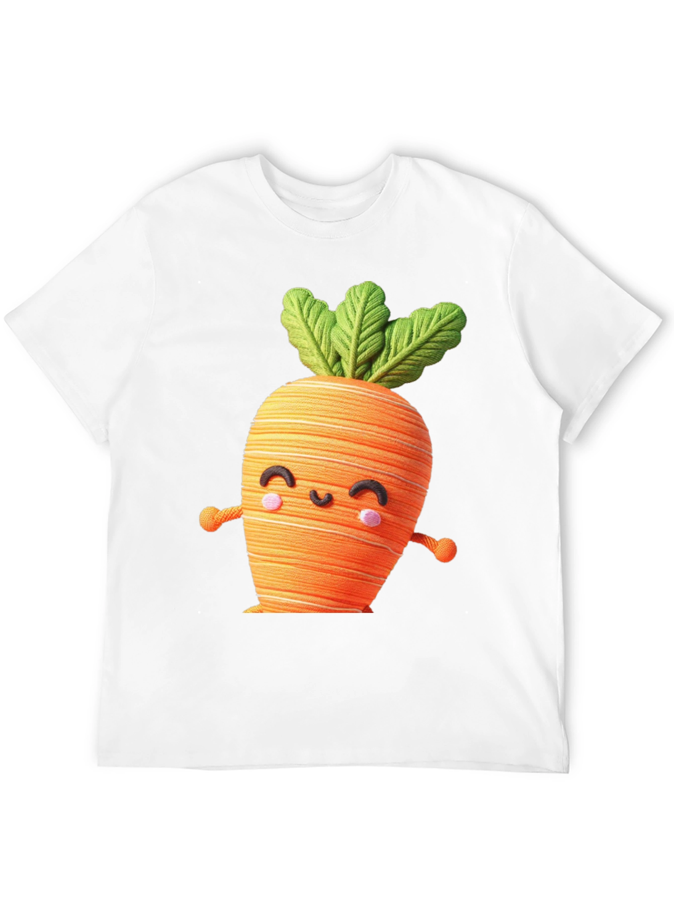 Black Cute Carrot Graphic Tee view 12