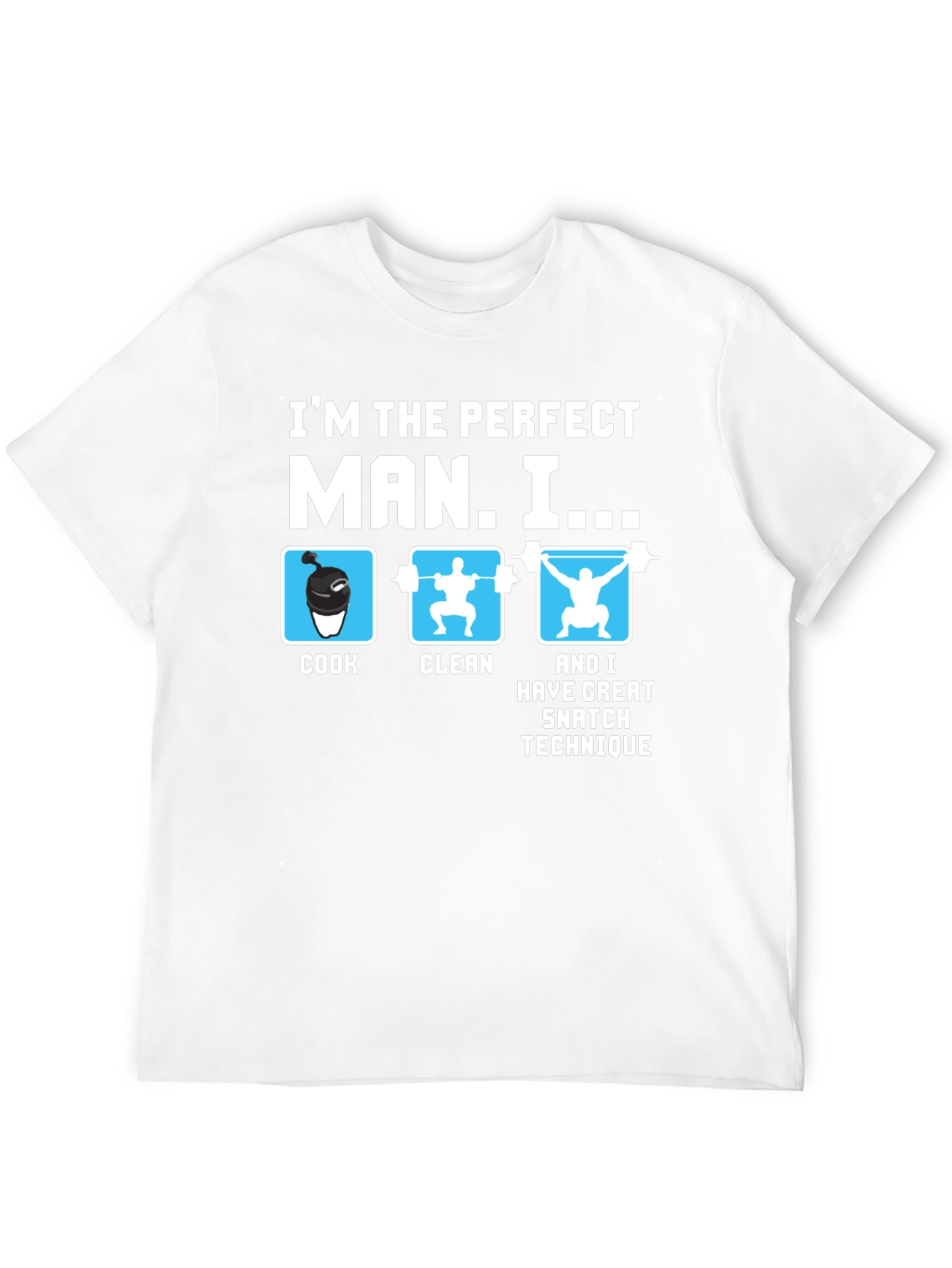 Black Perfect Man Graphic Tee view 12