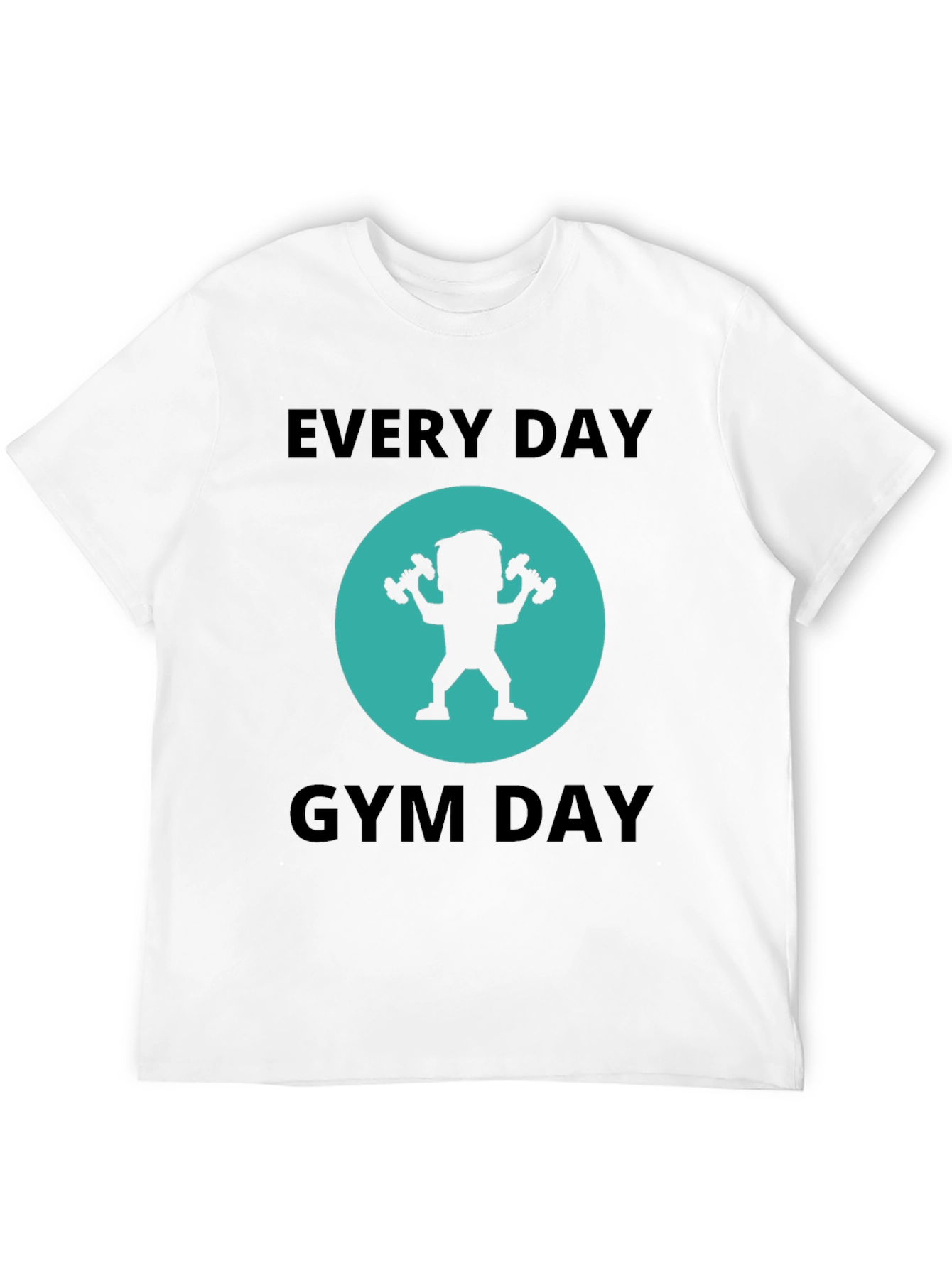 Black Every Day Gym Day Black T-Shirt view 12