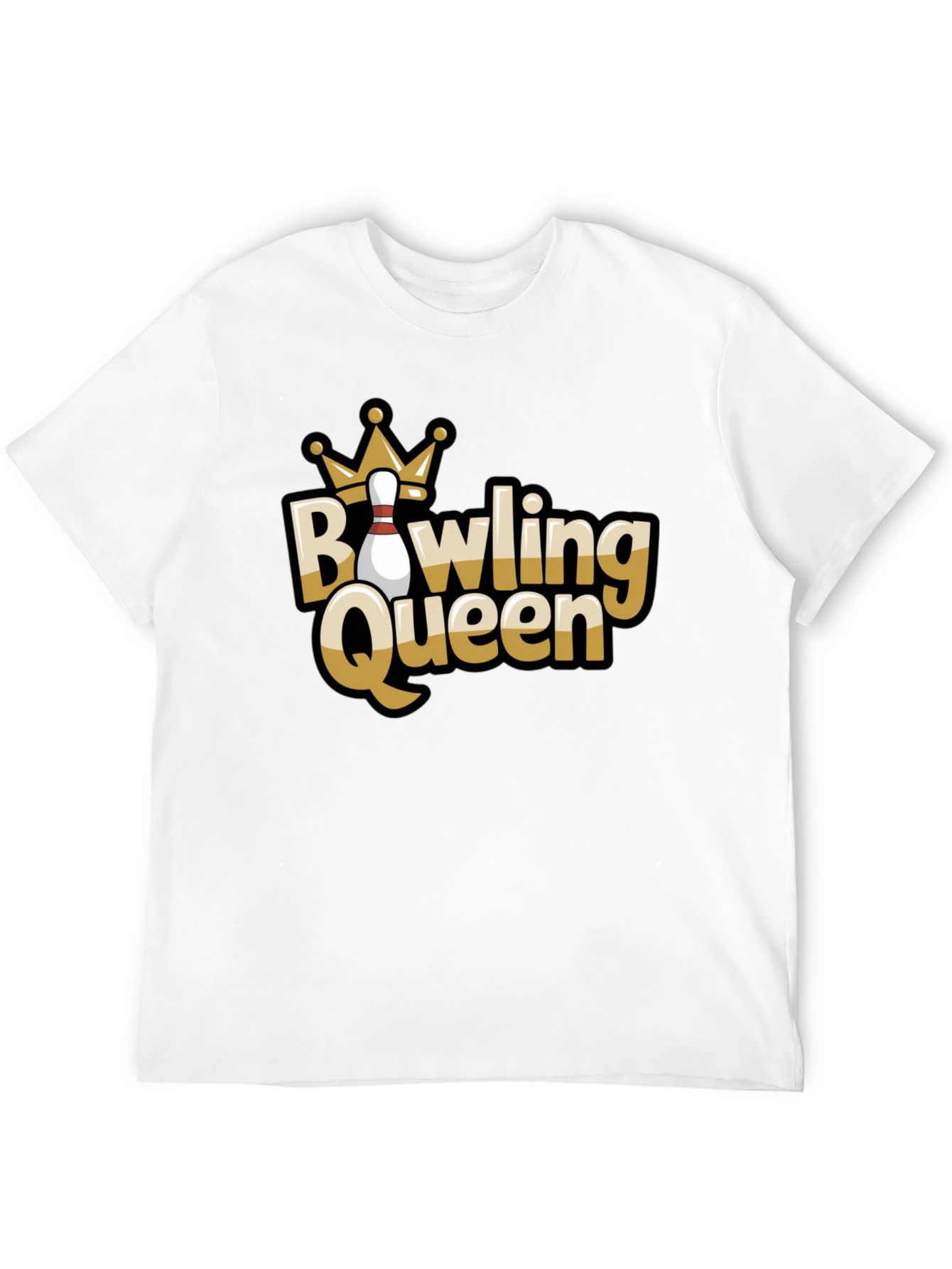 Black Bowling Queen Graphic Tee view 12
