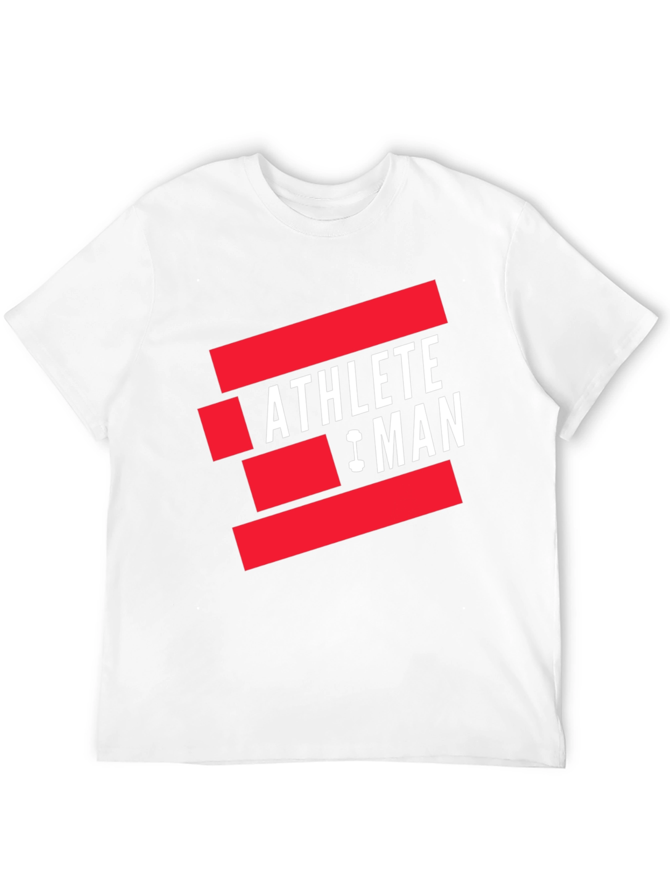 Black Athlete Man Graphic T-Shirt - Black view 12