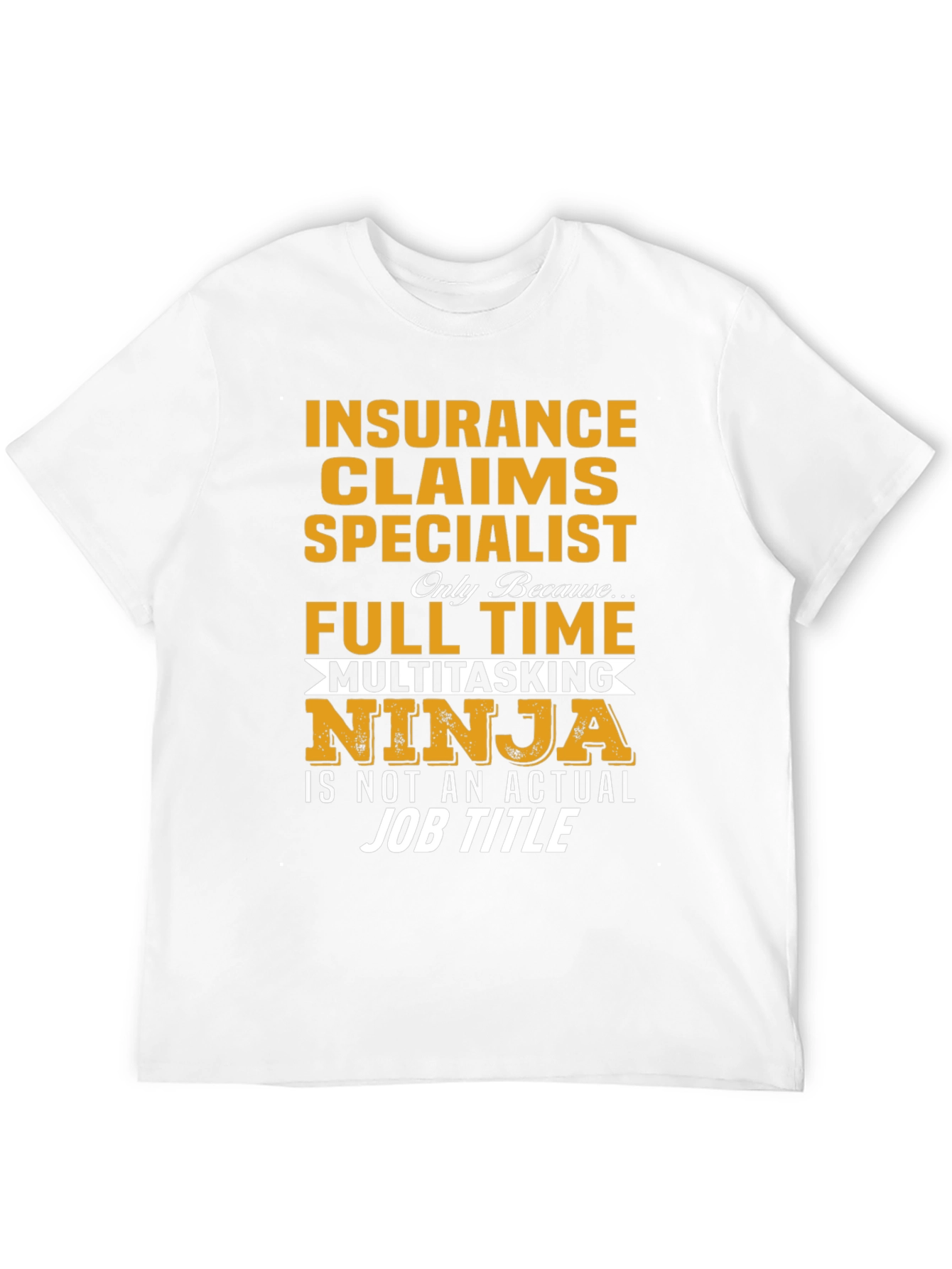 Black Insurance Claims Specialist T-Shirt view 12