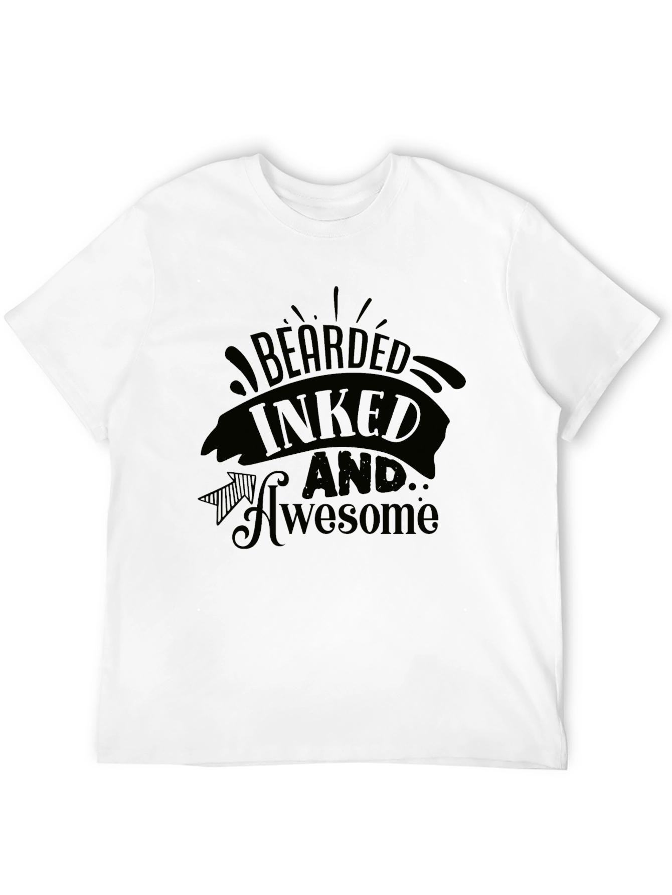 Bearded Inked Awesome Graphic T-Shirt - 12