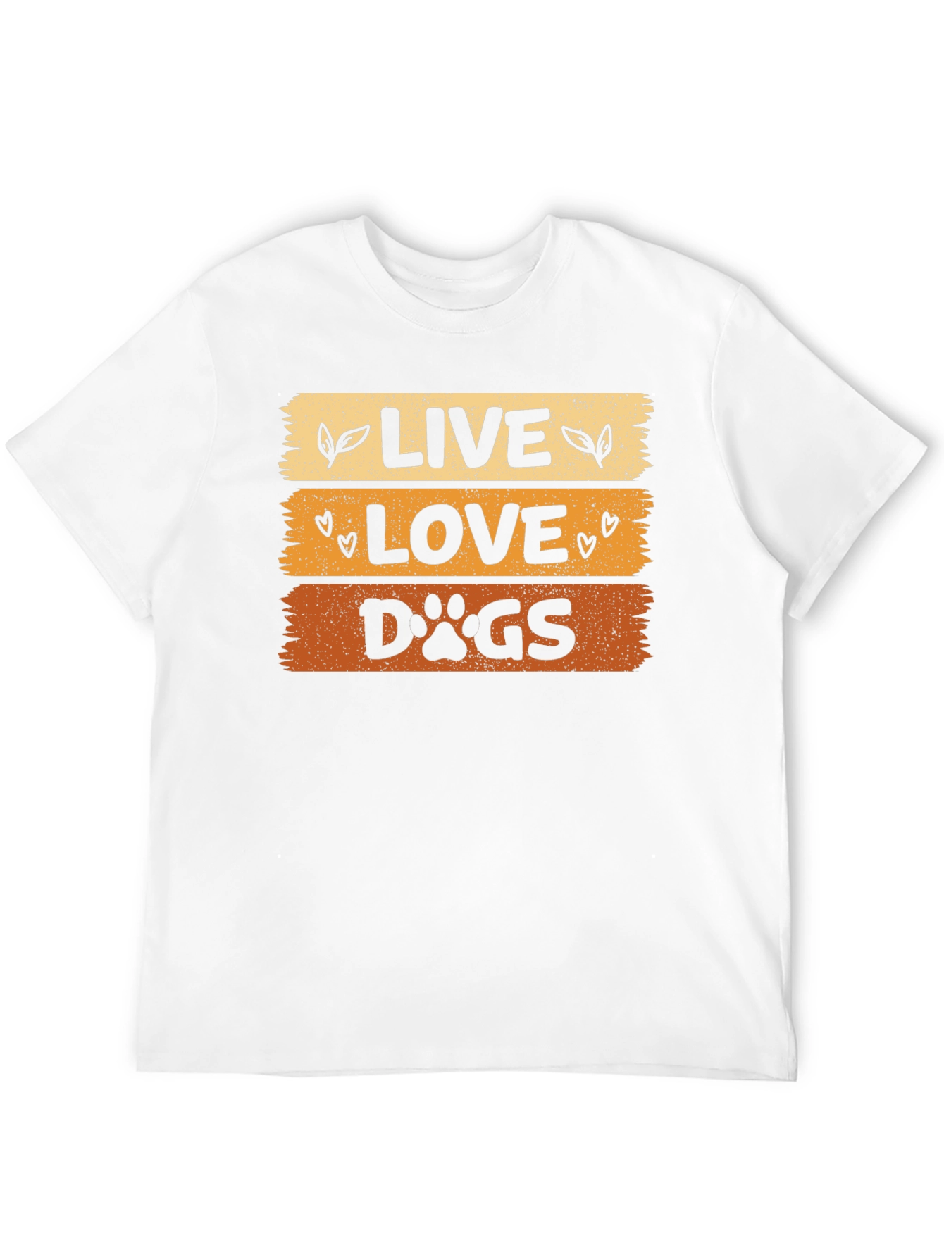 Black Live Love Dogs T-Shirt - Stylish Pet Lover Tee view 12