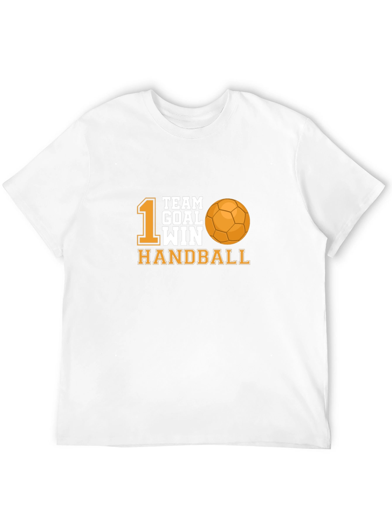 Black Handball Team Goal Win Black T-Shirt view 12