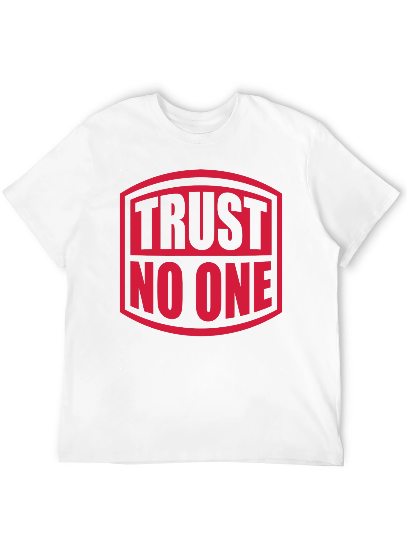 Black Trust No One Graphic Tee - Black view 12