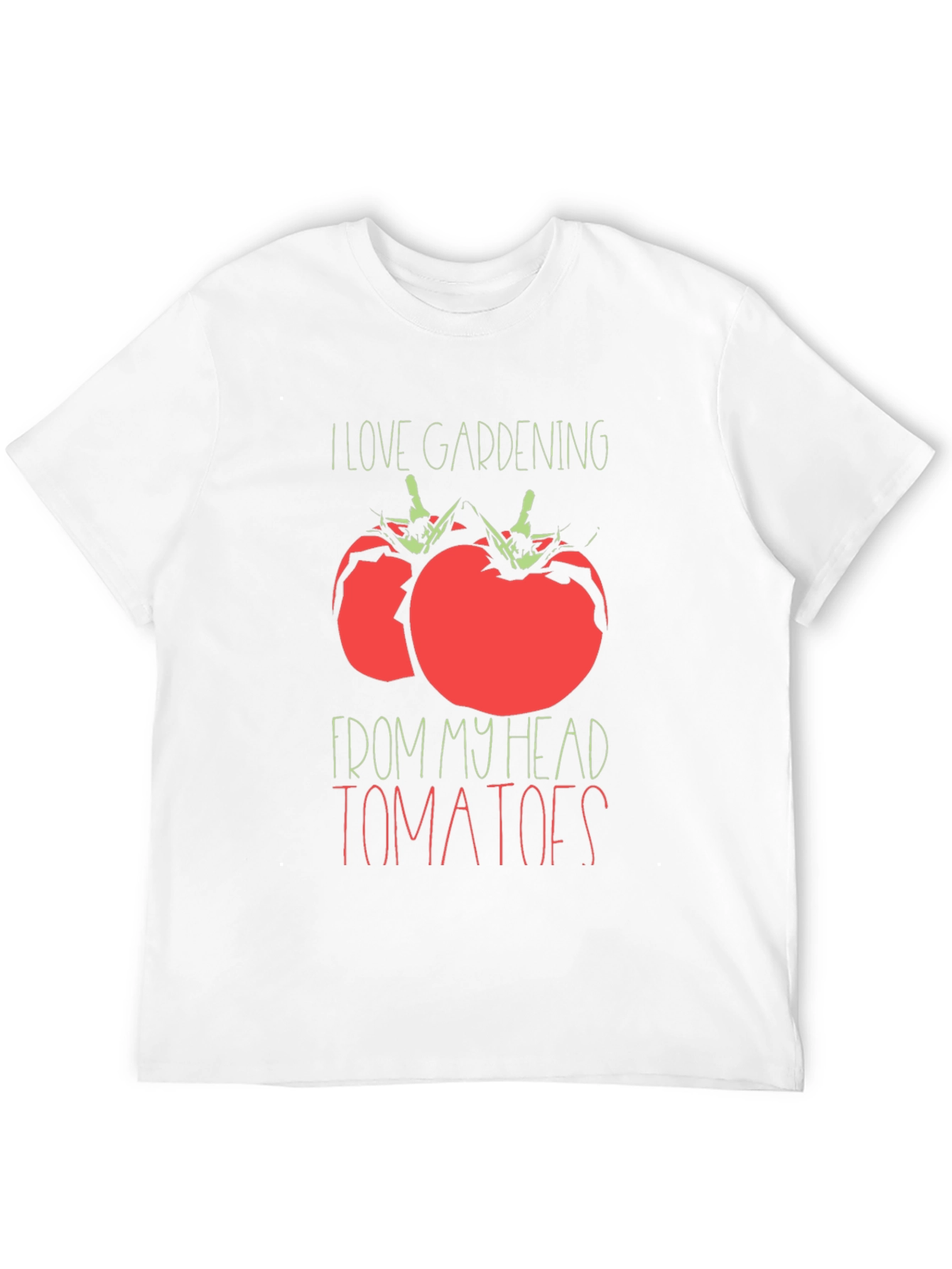 Black Gardening Tomato Graphic Tee - From My Head Tomatoes view 12