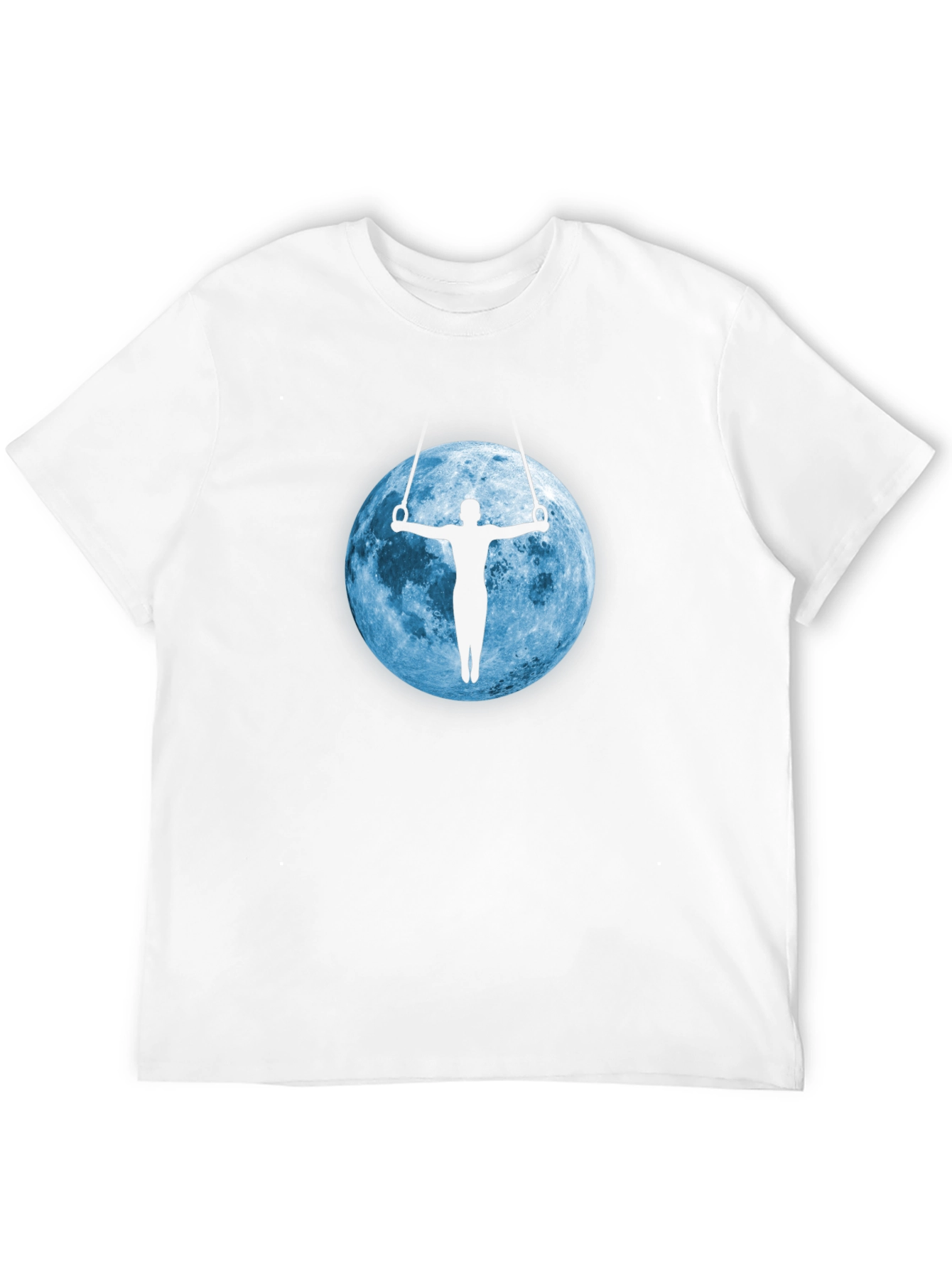 Black Gymnast Moon T-Shirt - Artistic Gymnastics Apparel view 12