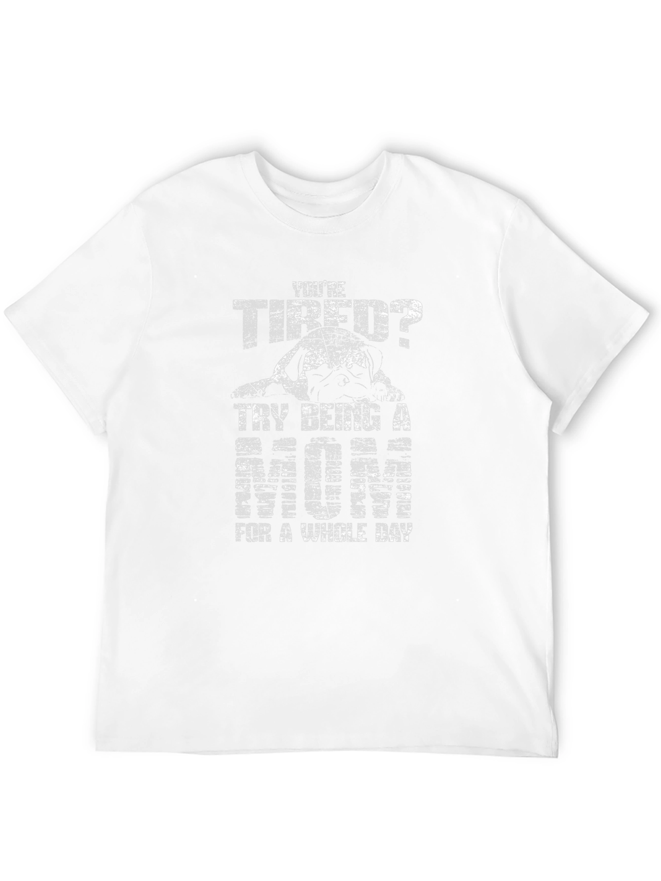 Black Tired? Try Being a Twin Mom T-Shirt view 12