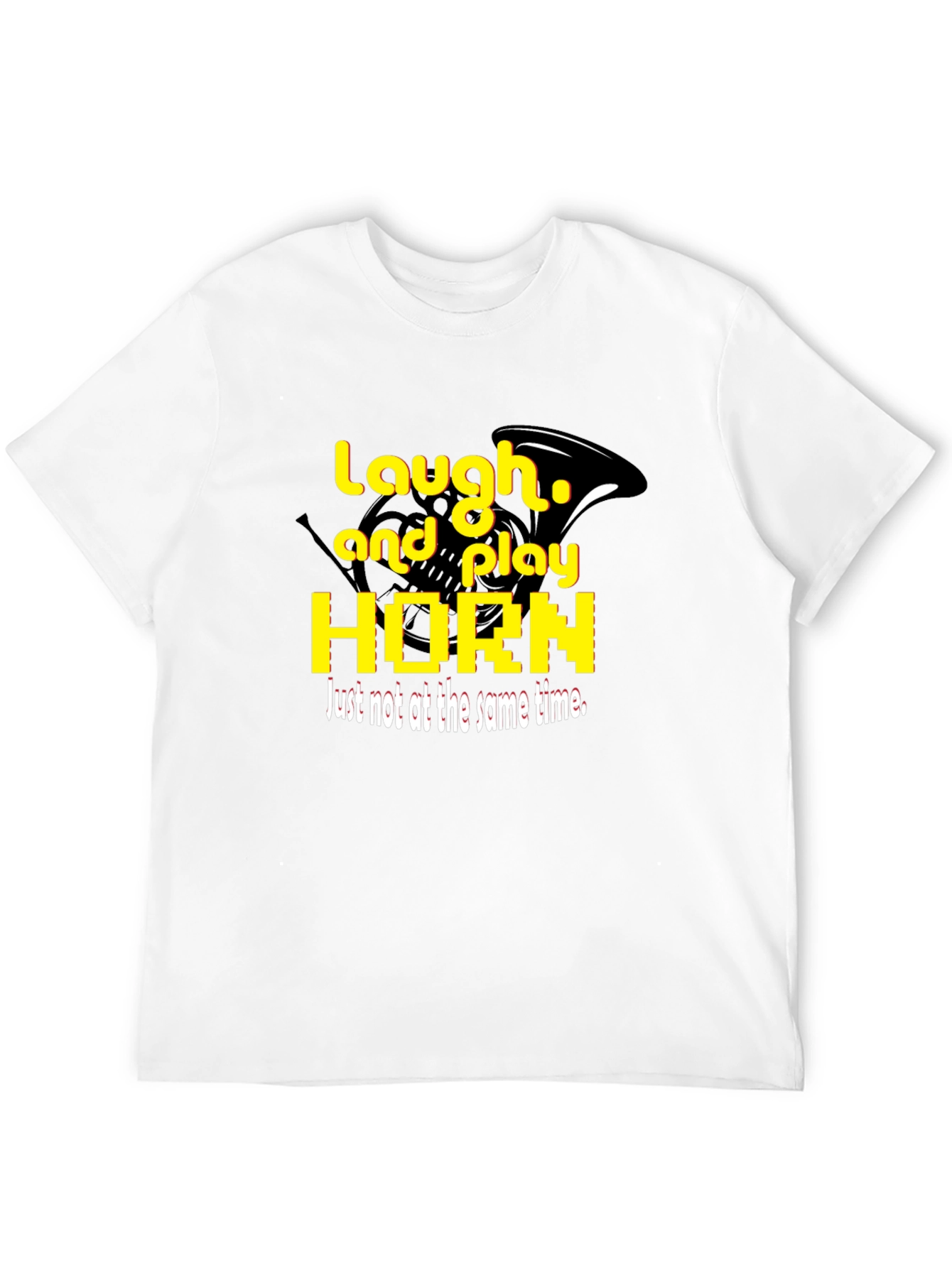 Black Laugh and Play Horn Black T-Shirt view 12