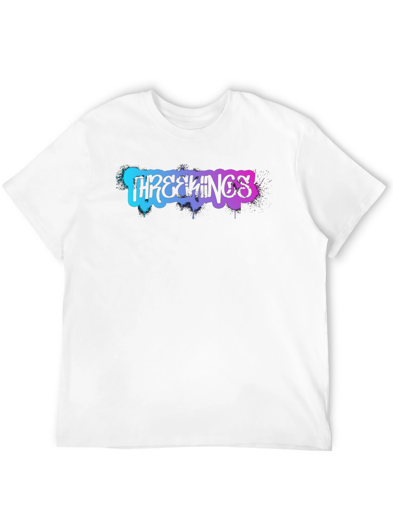 Black Three Kings Graphic T-Shirt - Black view 12