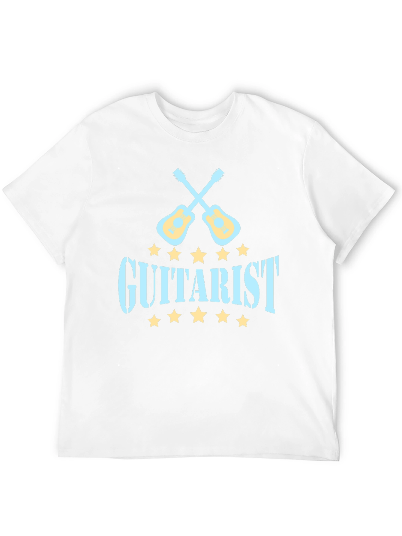 Black Guitarist Tee - Cool Music Lover T-Shirt view 12