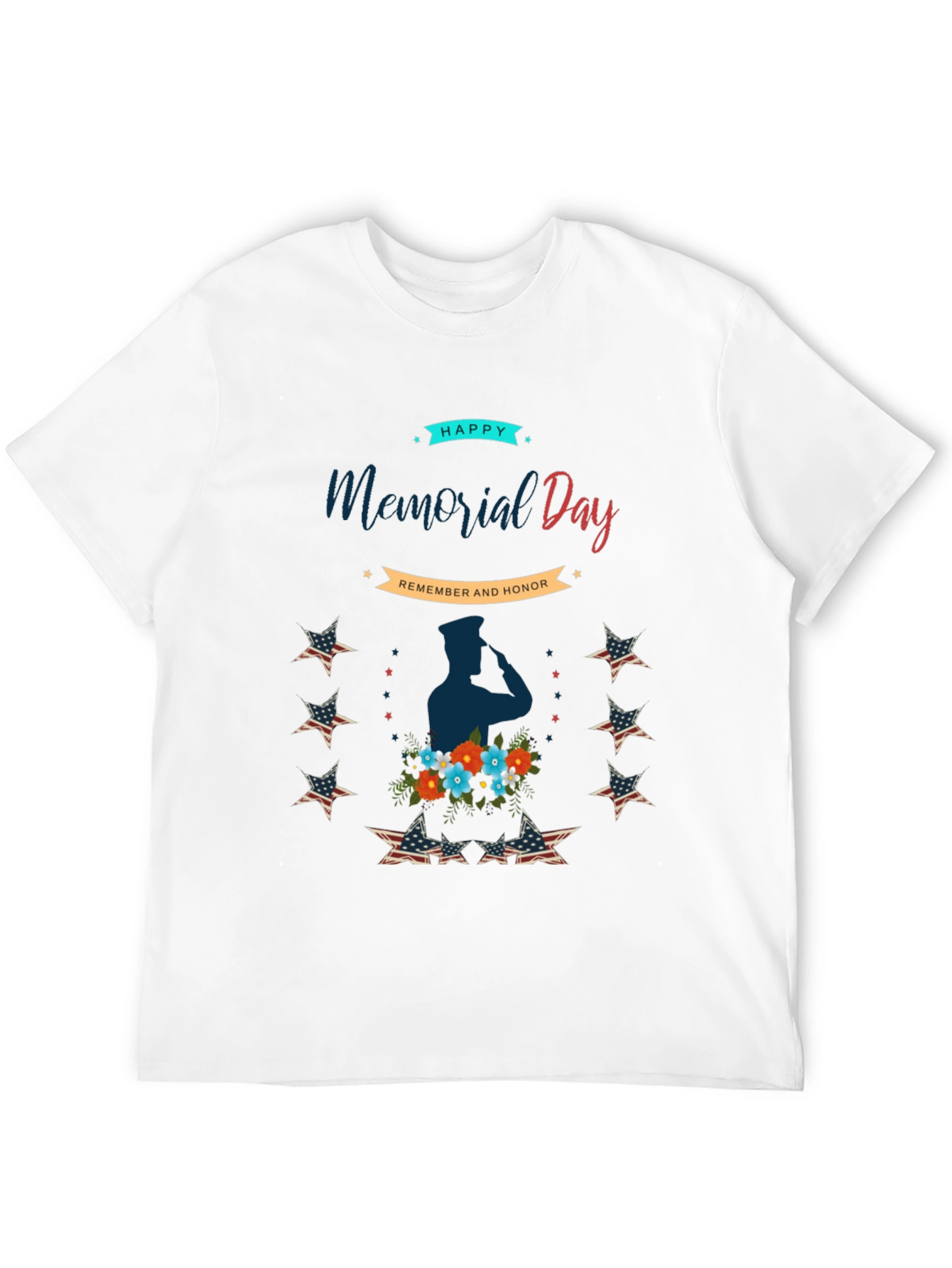 Memorial Day T-Shirt - Remember and Honor - 12